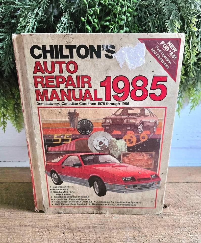 Chilton’s Auto Repair Manual 1978 1985 Domestic Canadian Cars Hardcover Hardback