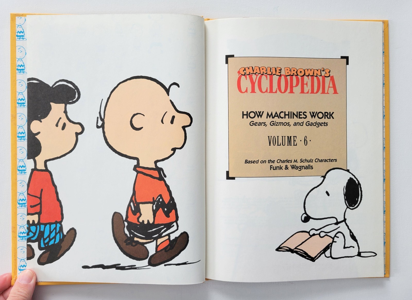 Vintage 1990 Charlie Brown’s ‚Cyclopedia HCs Lot of 5: Books 2 4 6 8 9