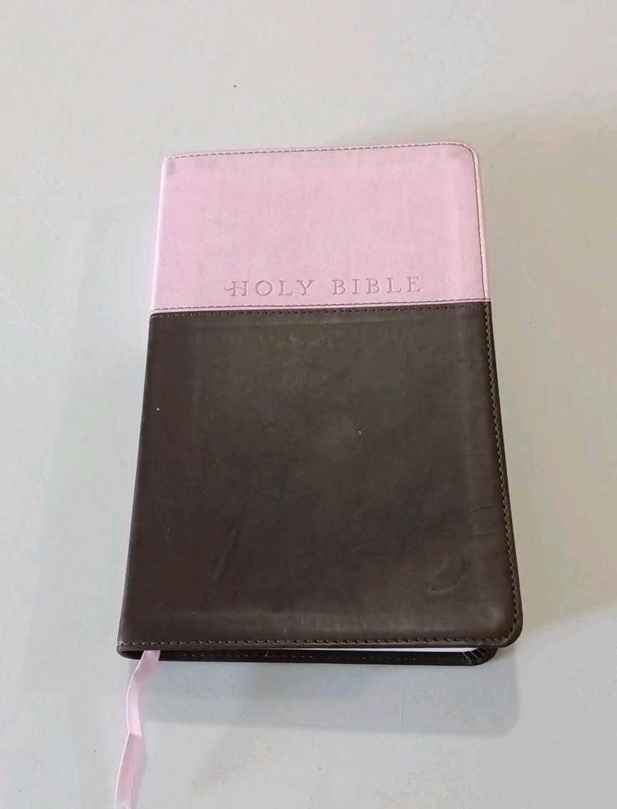 Rare „Holy Bible Gift & Award Edition“ New Living Translation Softcover Pink