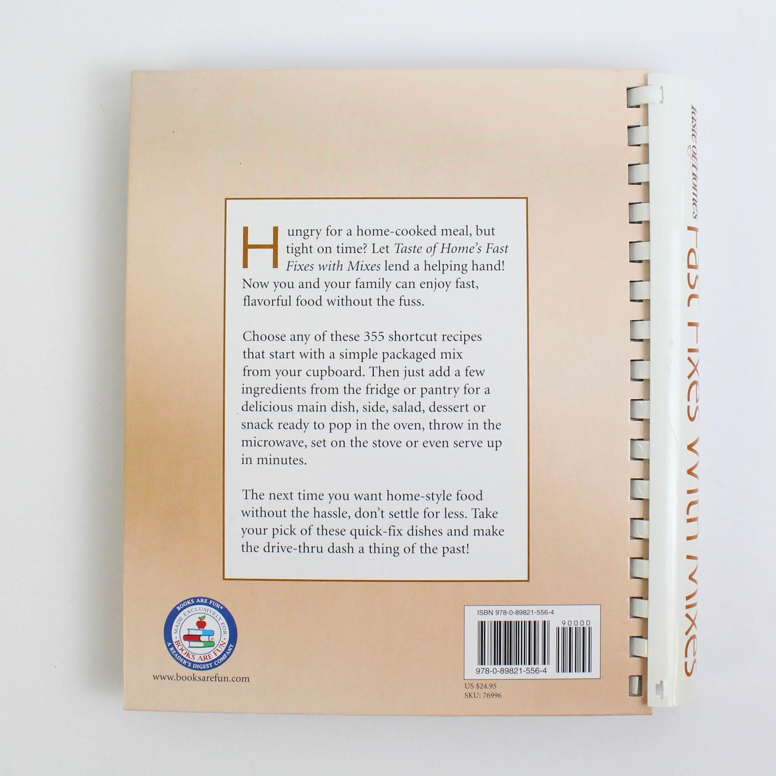 Taste of Home’s Fast Fixes with Mixes 2006 Hardcover Spiral Bound