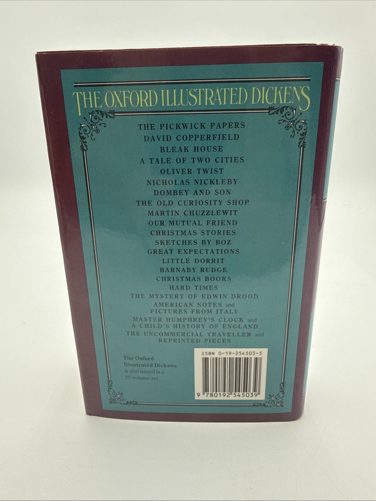 Lot Of 7 Volumes Oxford Illustrated Charles Dickens Volume HC Dustjackets