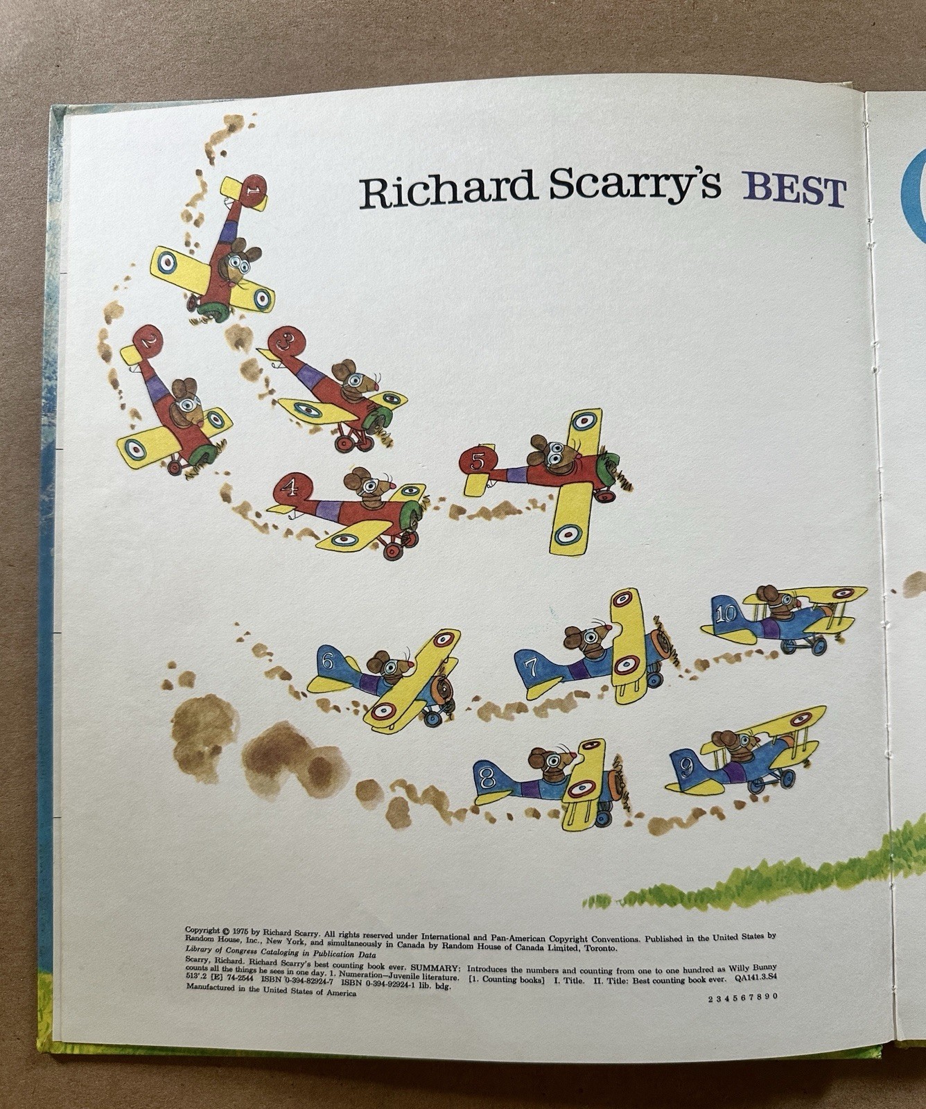 1970s Richard Scarry Large Hardcover Golden Books Busytown Lot of 3 Books