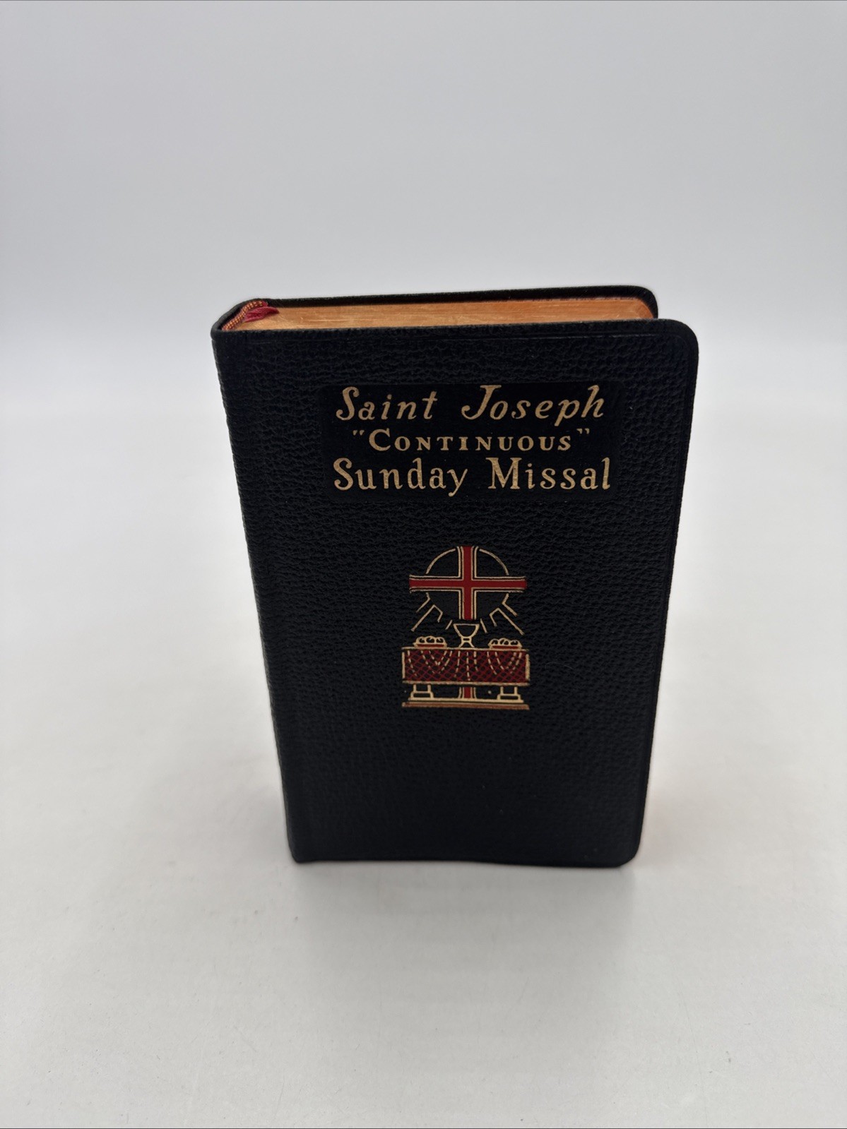 St. Joseph Continuous Catholic Sunday Missal & Hymnal English 1958 Leather