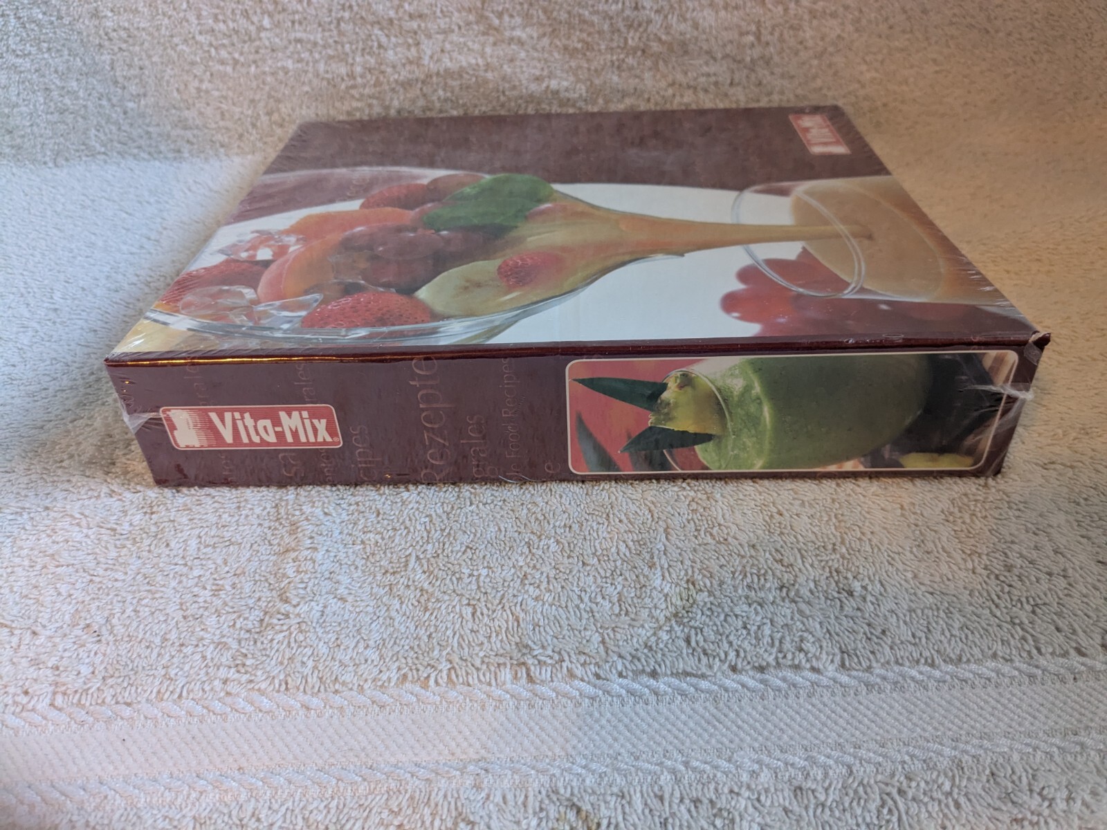 New Sealed Vita-Mix 5200 Owners Manual Whole Food Recipe Cookbook 3-Ring Binder