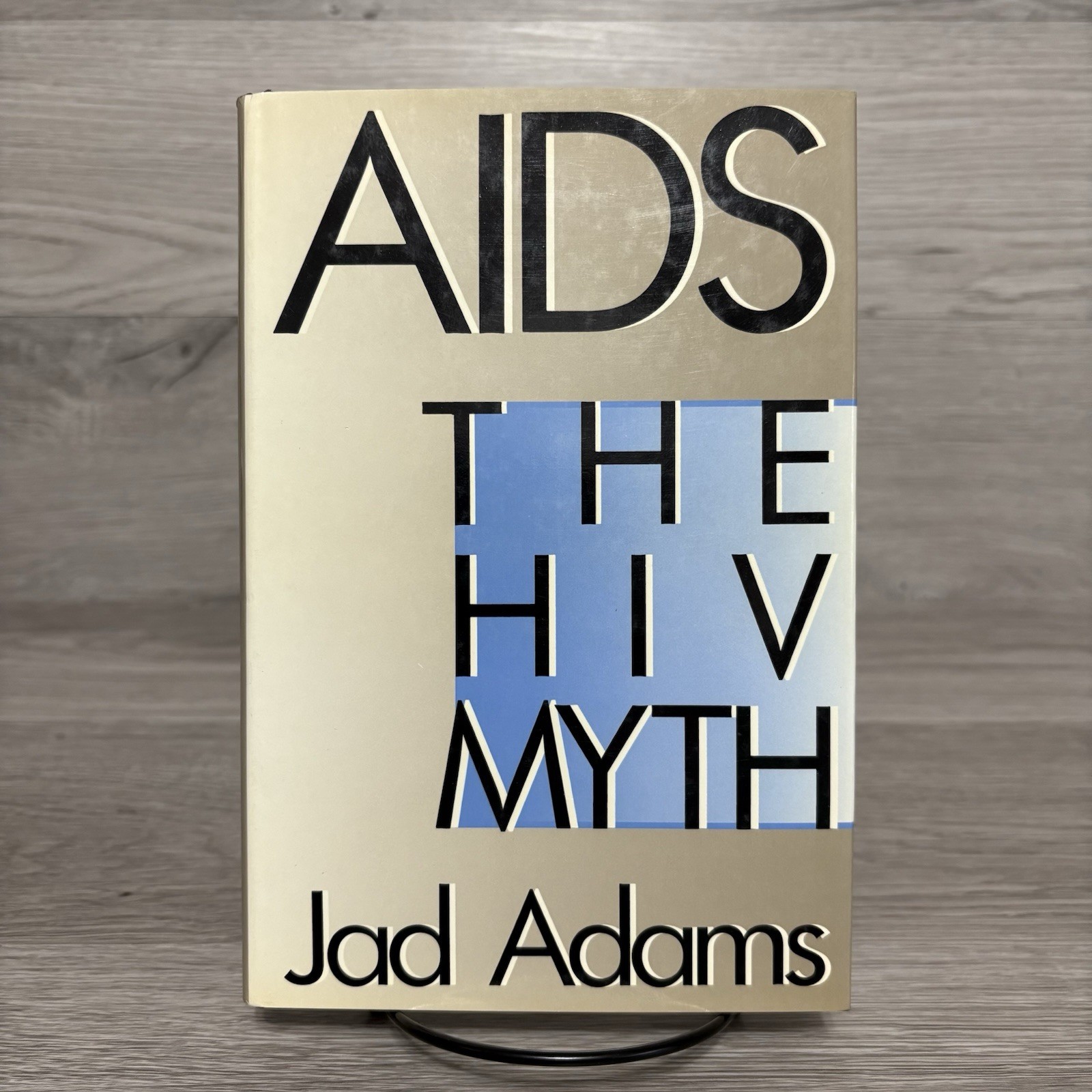AIDS The HIV Myth By Jad Adams 1989 First US Edition St Martin’s Press HCDJ Book