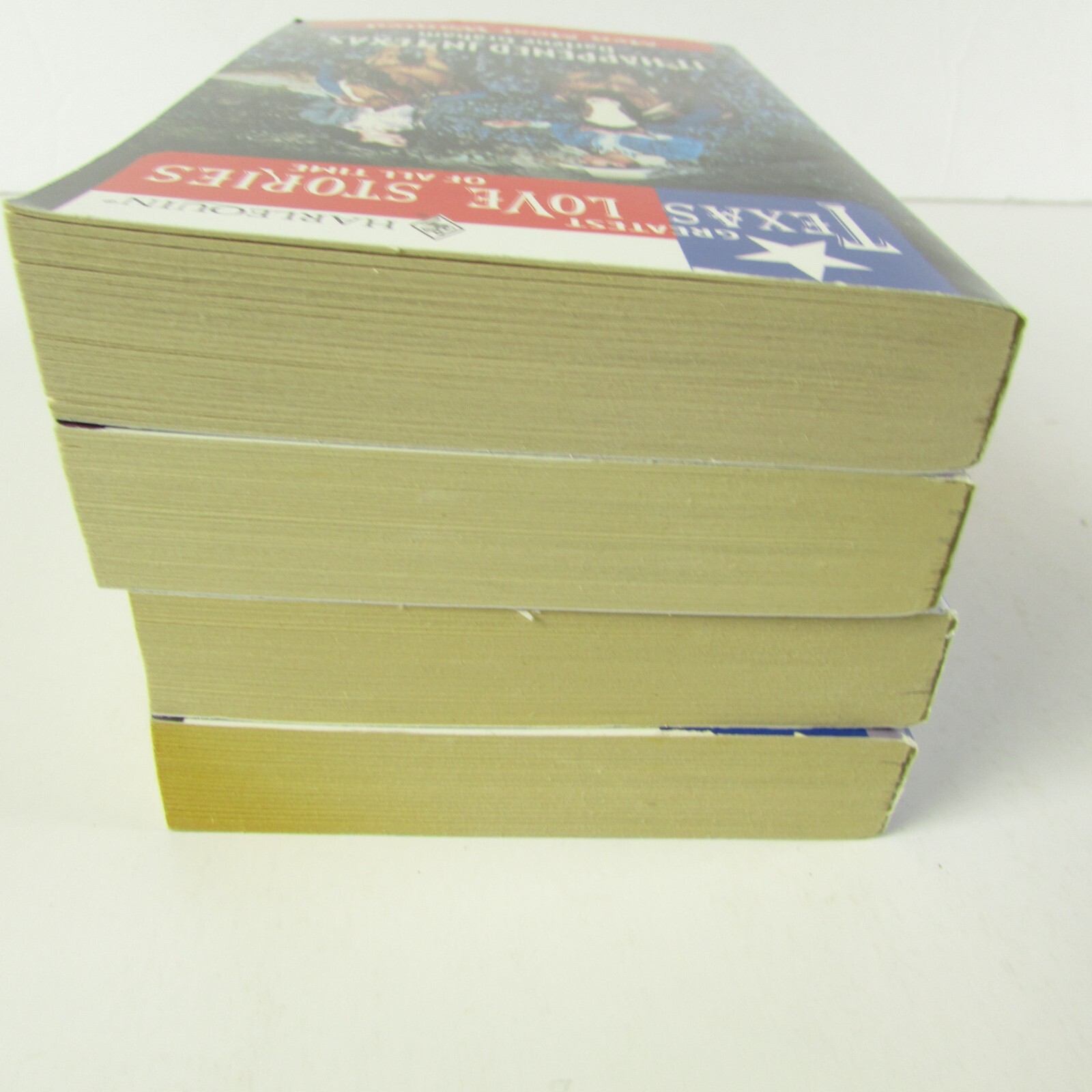 Lot of 4 Vintage Texas Love Stories Men Most Wanted Paperback Books