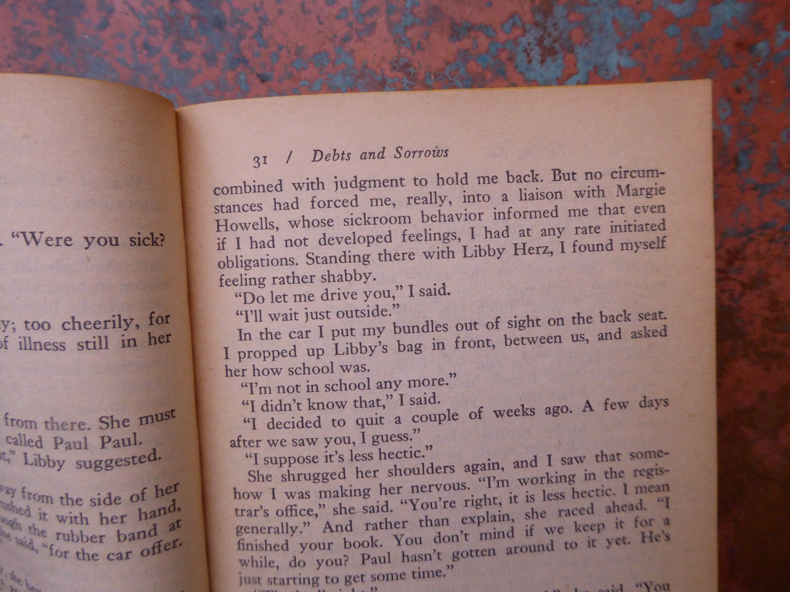 Letting Go Book 1963 Bantam Edition Phillip Roth Paperback Cover Art