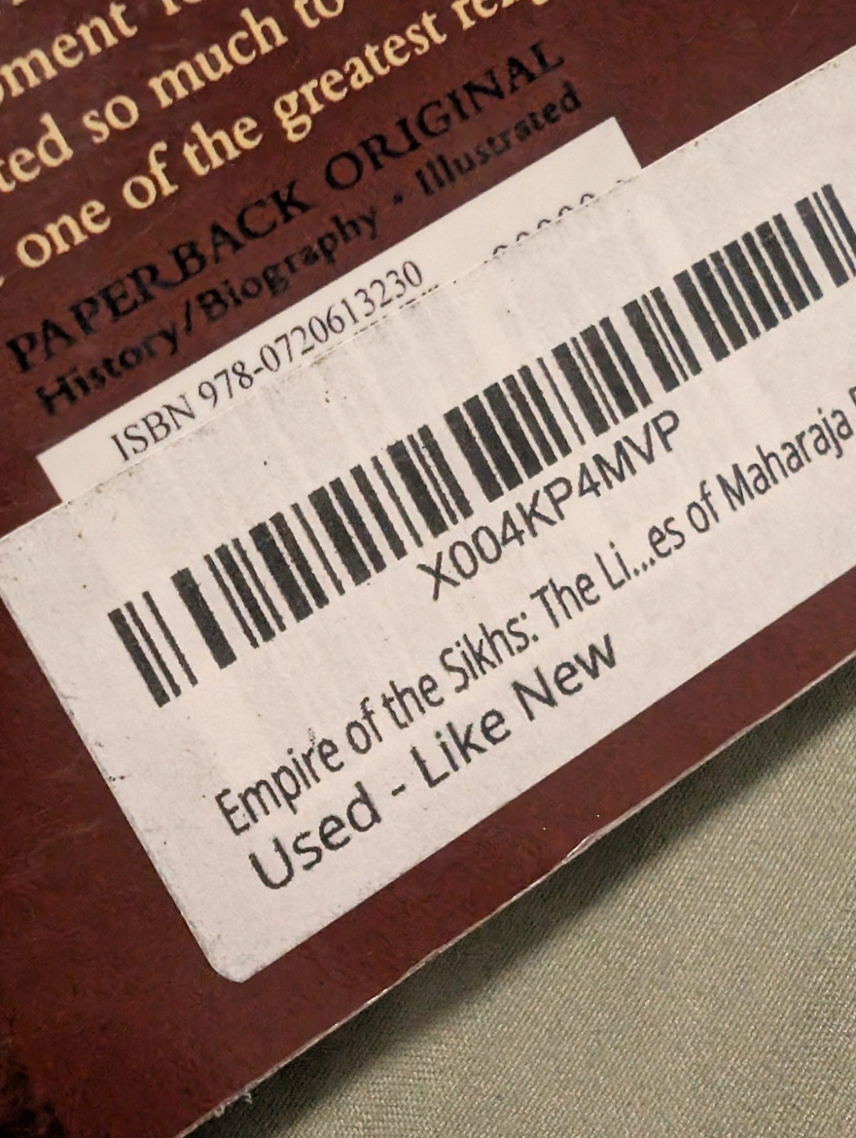 Empire of the Sikhs: The Life and Times of Maharaja Ranjit Singh