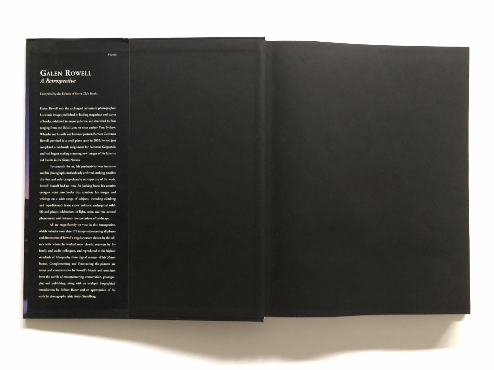 Galen Rowell – ‚A Retrospective‘ (2006) First Edition 13″h X 10.5″w 288 Pages