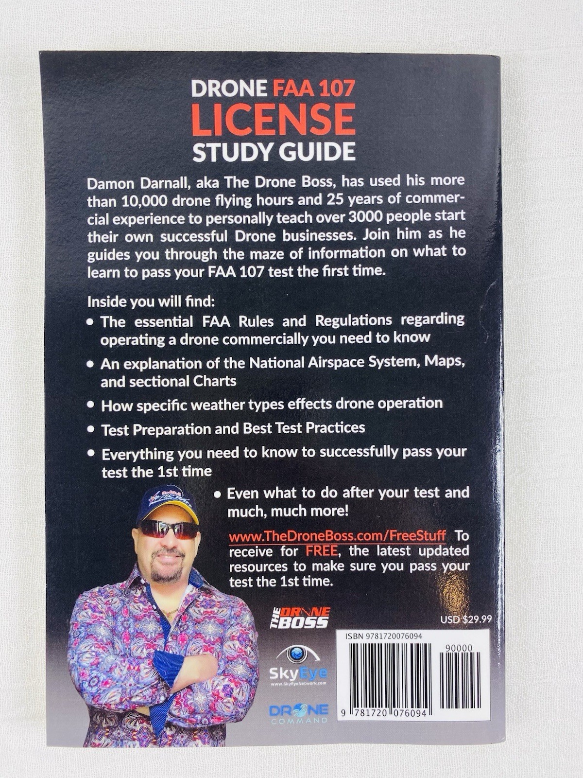Drone FAA 107 License Study Guide Damon Darnall ISBN 9781720076094 125 Pages