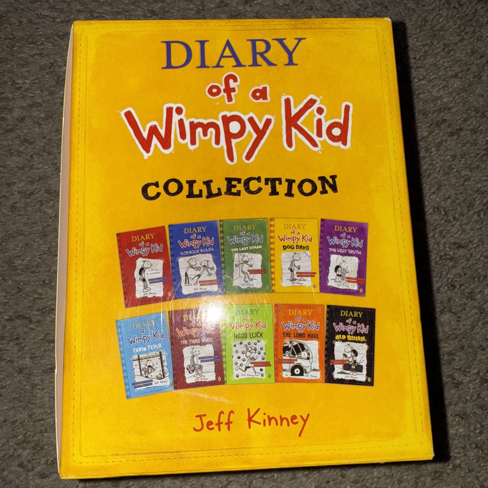 Diary Of A Wimpy Kid Box Set Of 9 By Jeff Kinney Soft Cover
