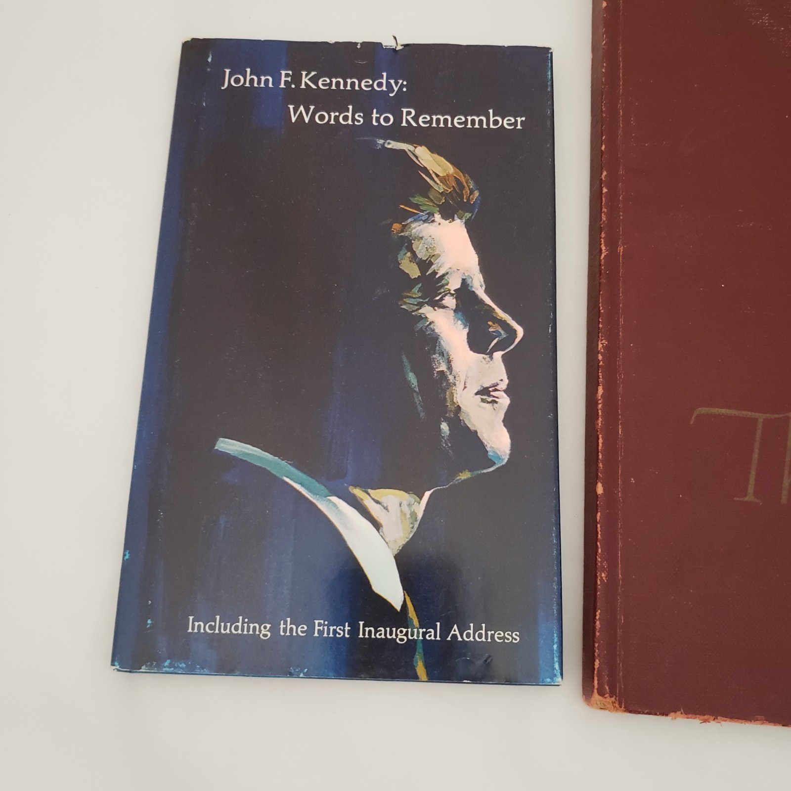 John F Kennedy Book Lot of 3 + Postcard JFK Library + Photo from Phila Inquirer