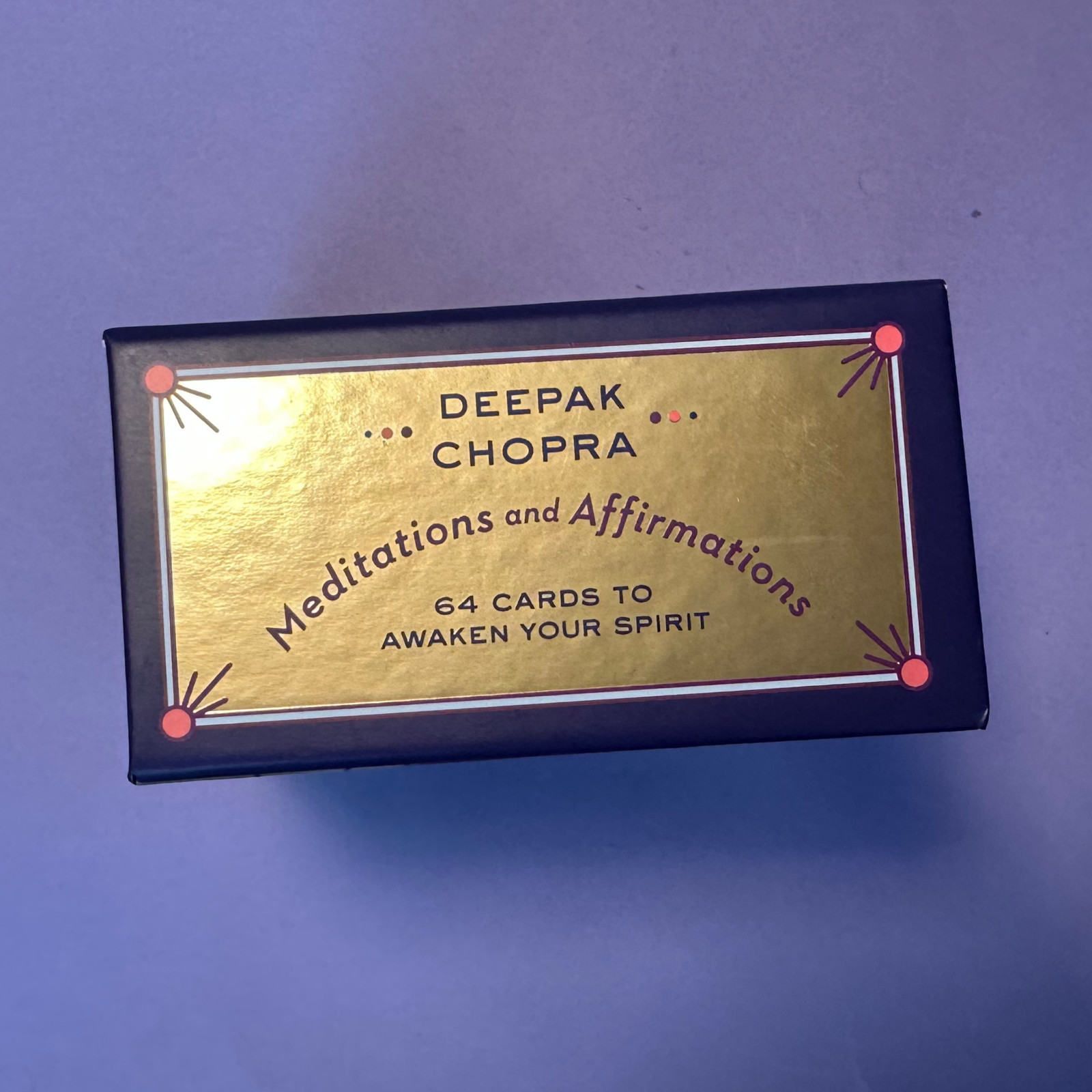 Meditations and Affirmations : 64 Cards to Awaken Your Spirit by Deepak, New