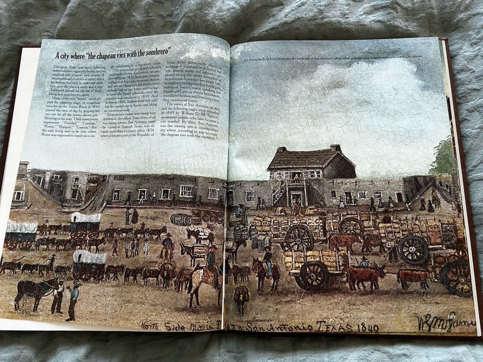 “The Texans” From Time Life Books The Old West Series Hard Cover Leather Bound 1