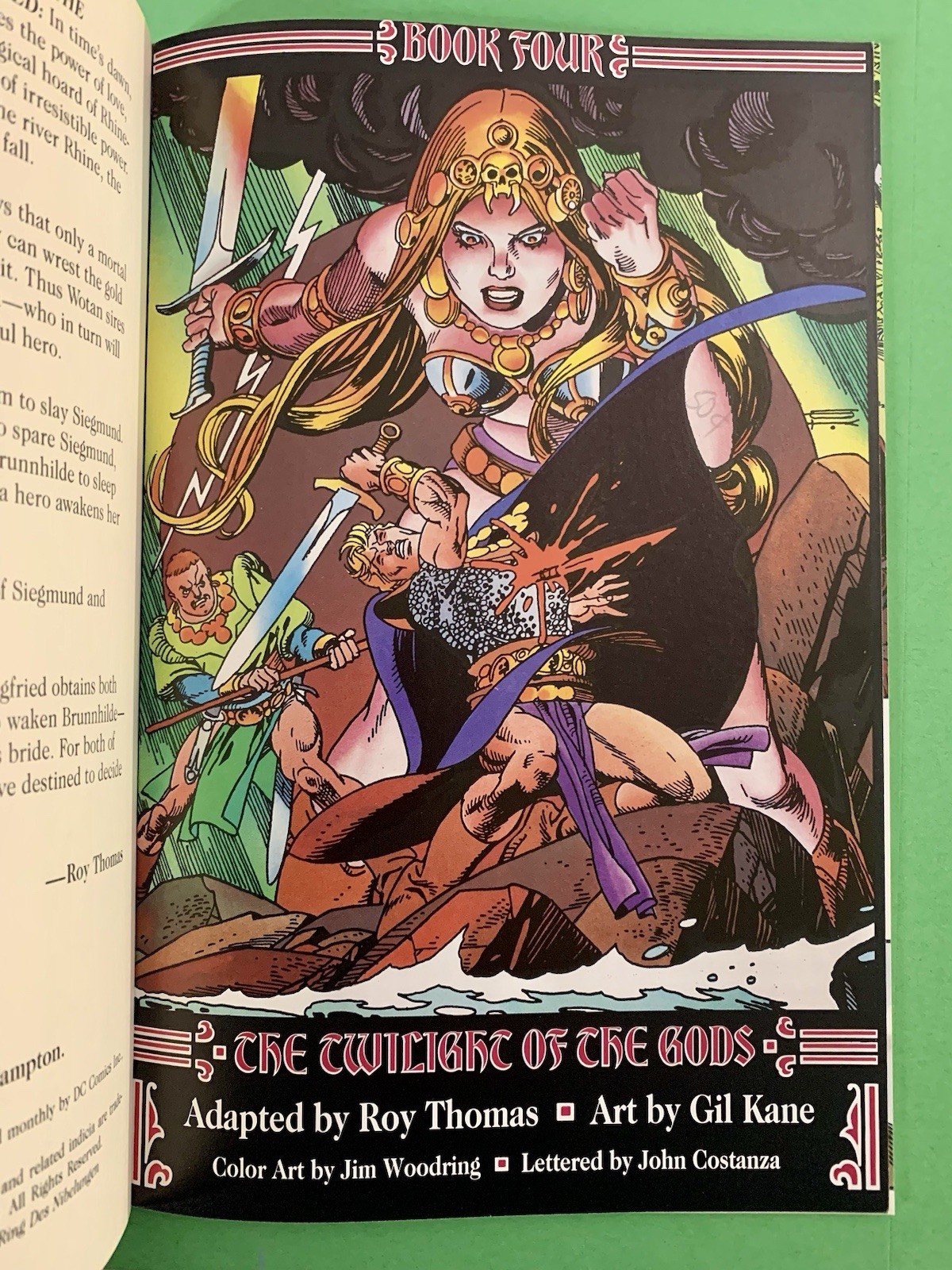 THE RING OF THE NIBELUNG By ROY THOMAS & GIL KANE VOLUMES 1,2,4 (DC SOFTCOVER)