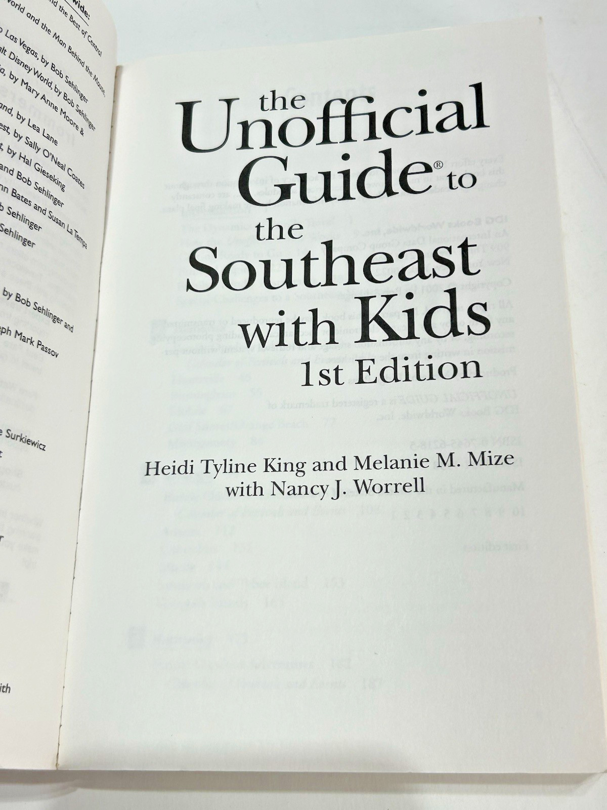 The Unofficial Guide to the Southeast with Kids (Unofficial Guides)1st Edition