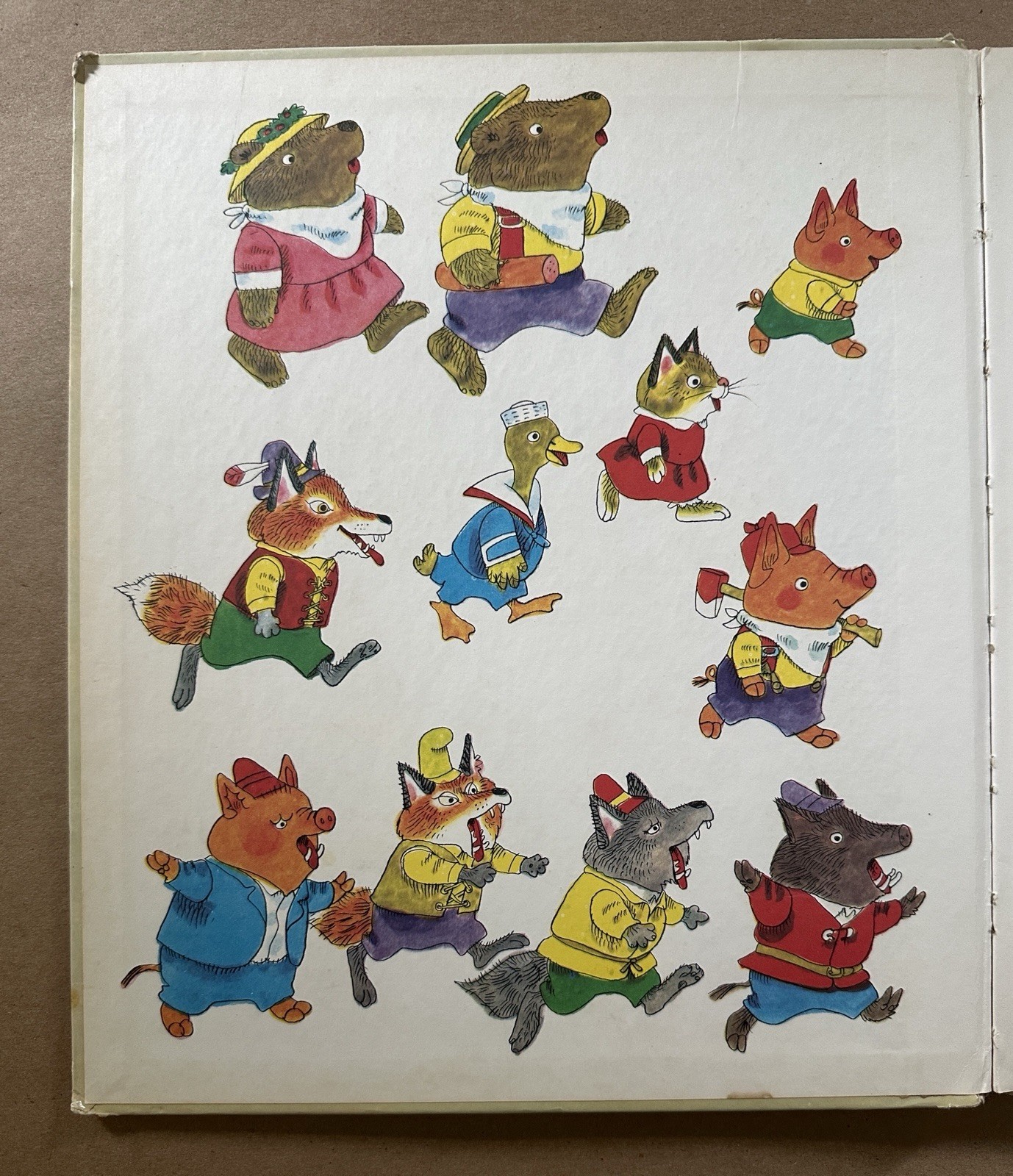1970s Richard Scarry Large Hardcover Golden Books Busytown Lot of 3 Books