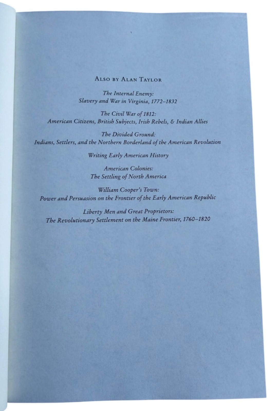 American Revolutions A Continental History 1750-1804 Hardcover by Alan Taylor