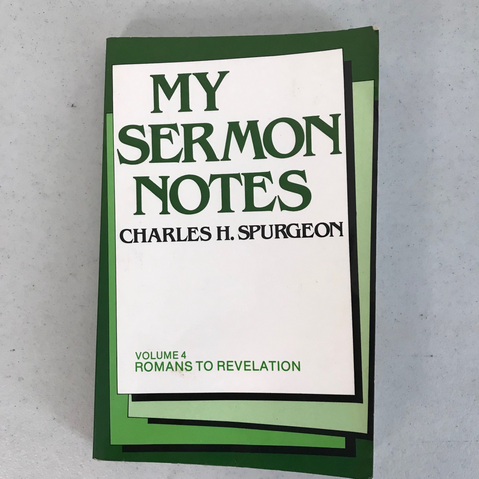 Charles Spurgeon My Sermon Notes Vol 2 & 4 Baker Book House 1991 Christian Theol