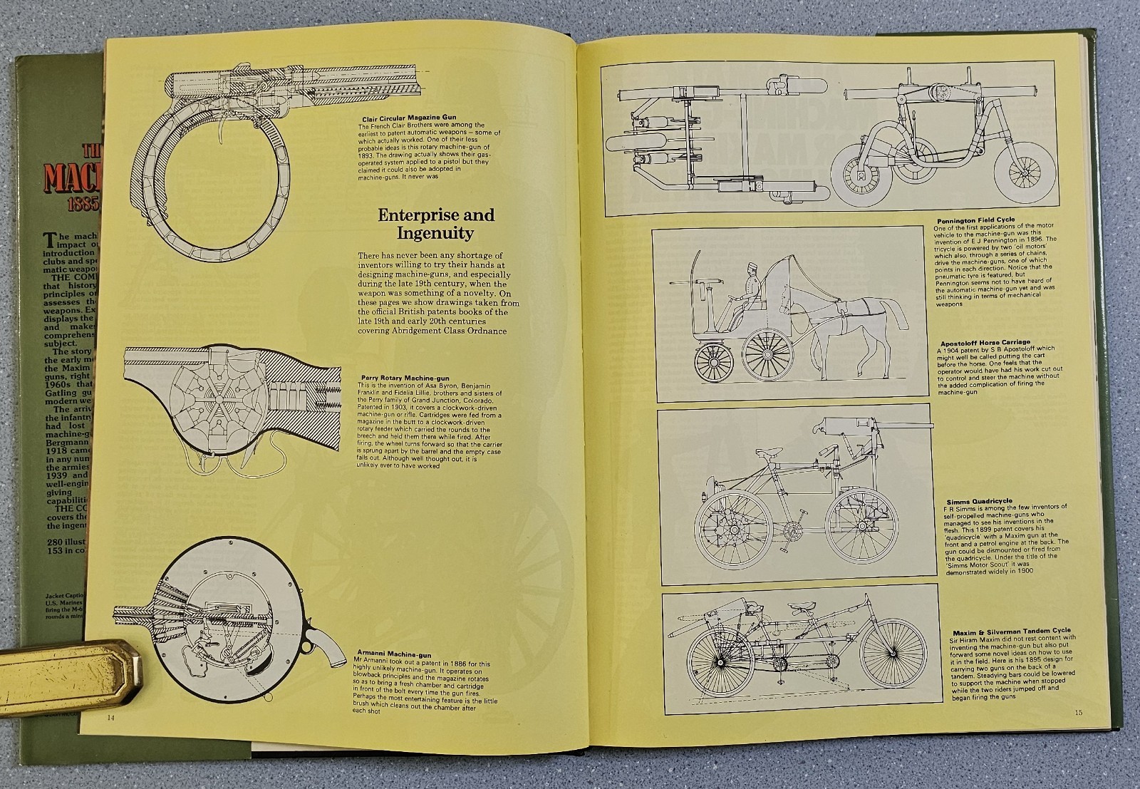 The Complete Machine-Gun: 1885 to the Present Ian V. Hogg HC 1979 Exeter Books