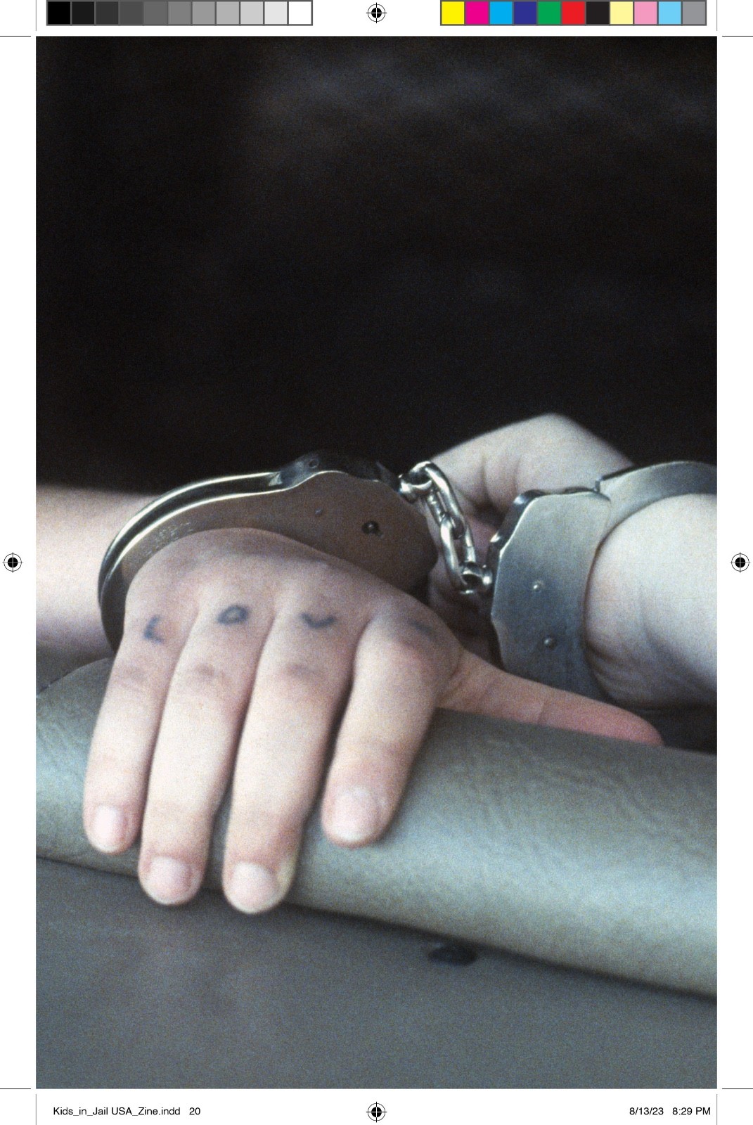 Kids in Jail United States 20 Page Zine Stephen Shames – signed