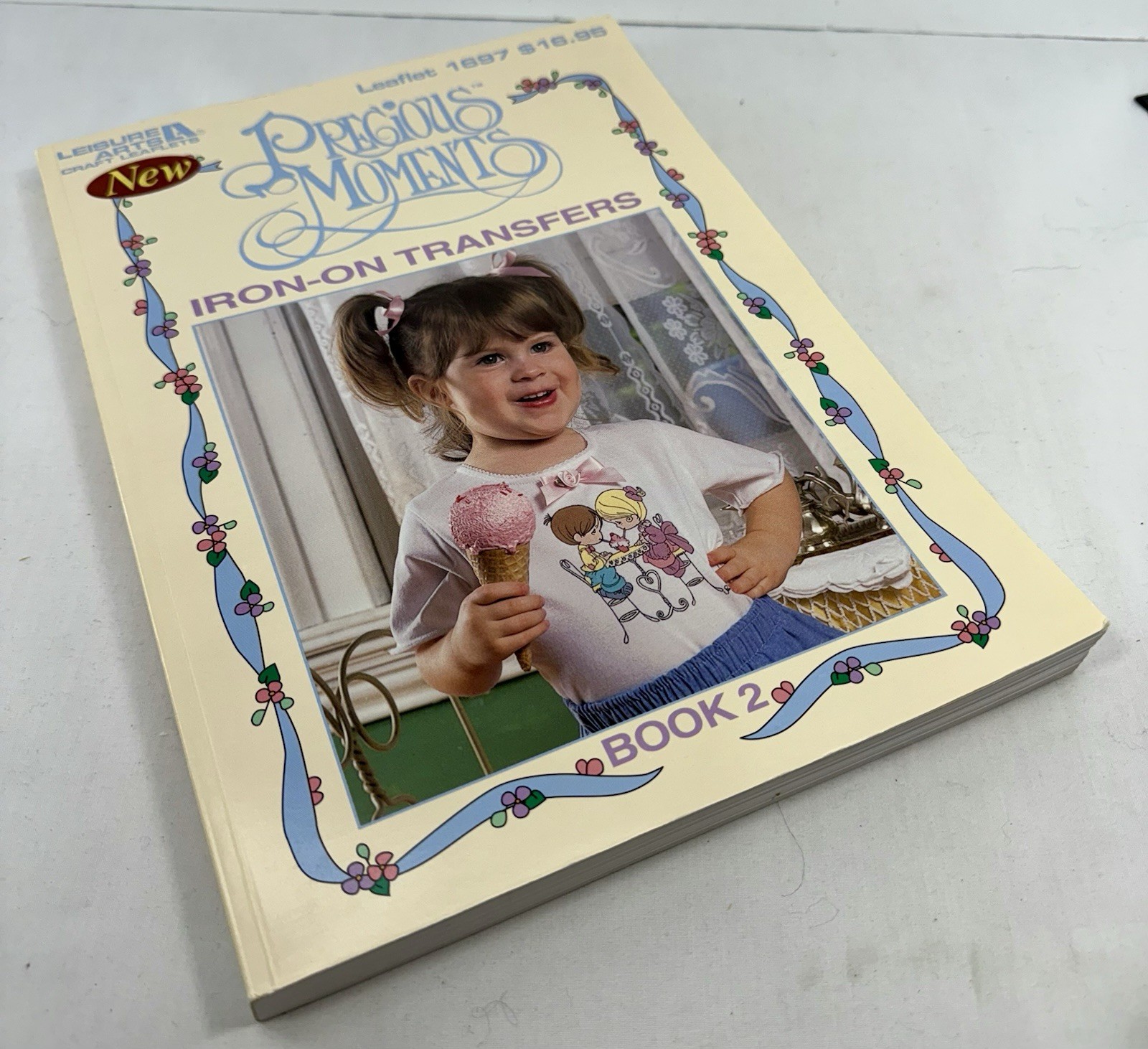 Precious Moments Iron-On Transfers Book 2 Leisure Arts 1996 Vintage Unused