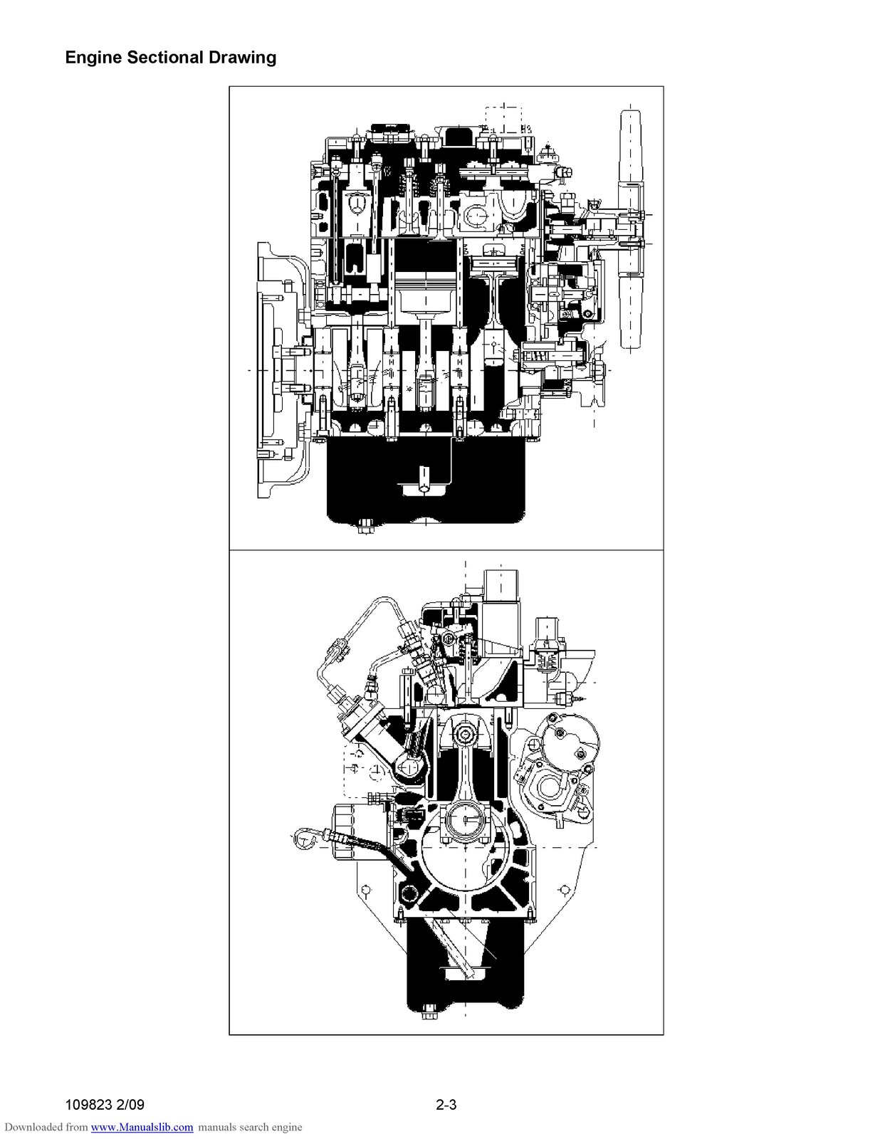 SHIBAURA S773L N843 N843L Diesel Engine Workshop Manual – WIRE BOUND – COVERS