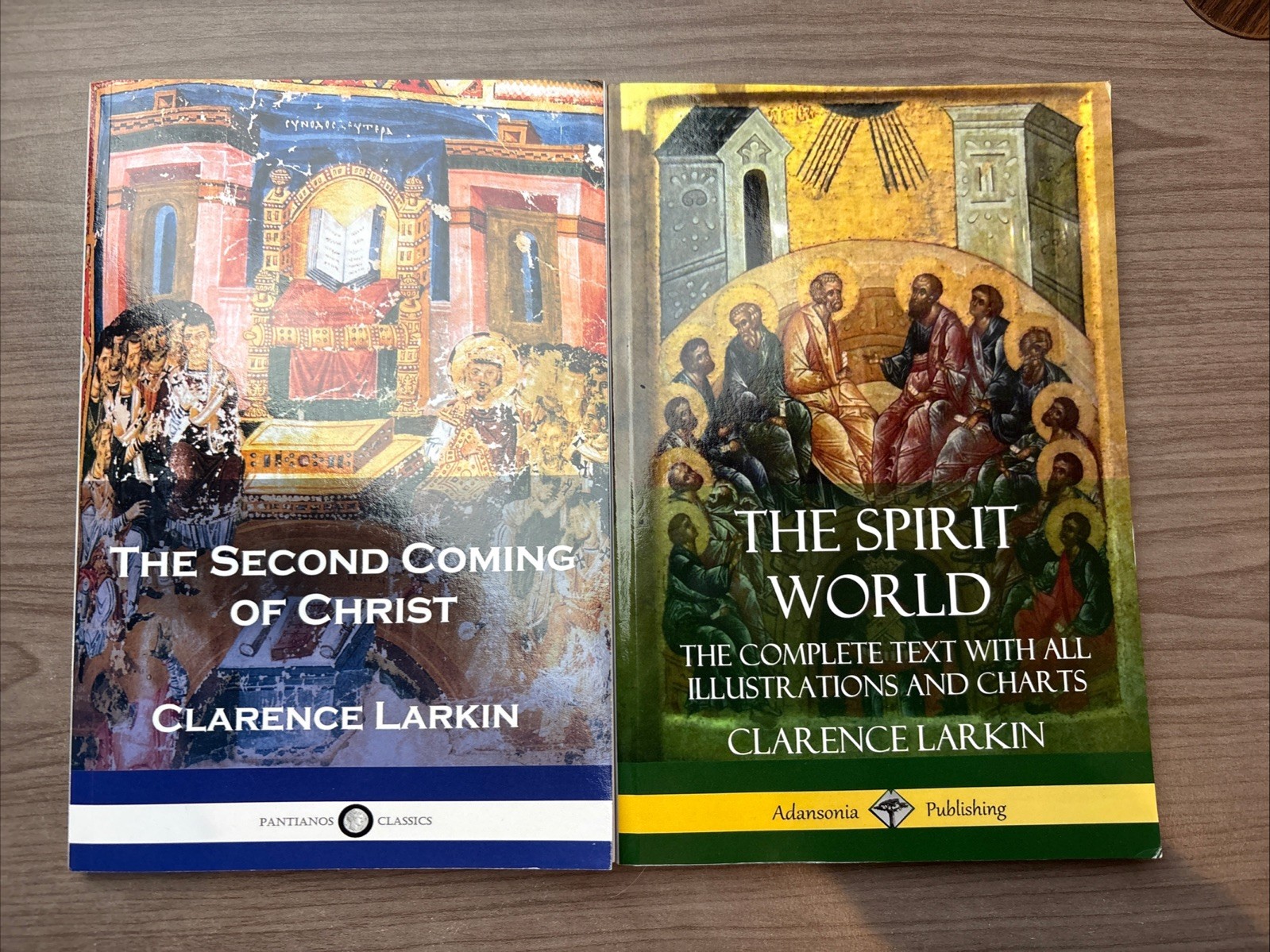 Clarence Larkin Bundle Lot Of 2 The Spirit World & The Second Coming Of Christ