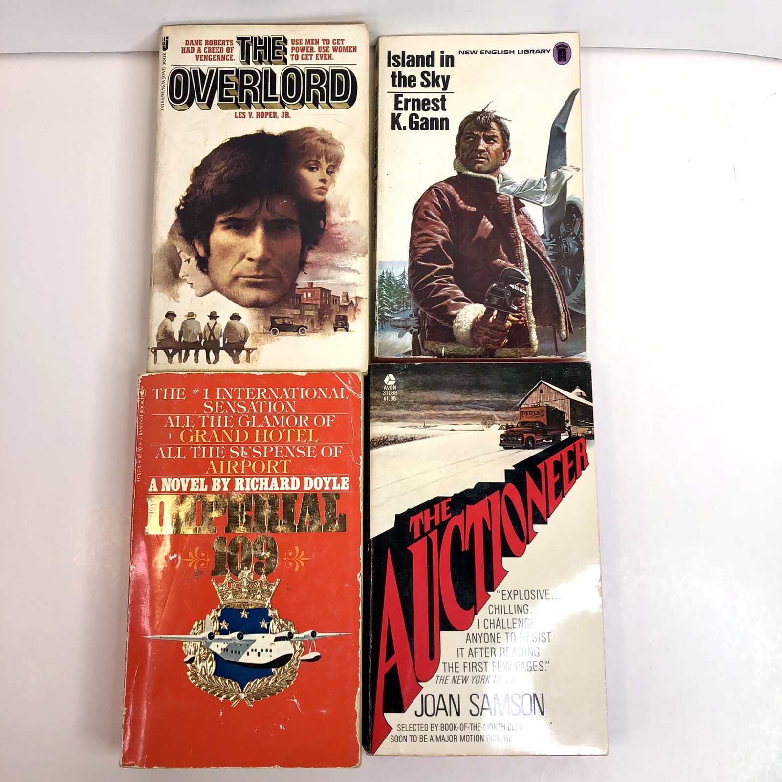 Lot of 10 Vintage Action Adventure Mixed Titles and Authors PB 1970s and 1980s
