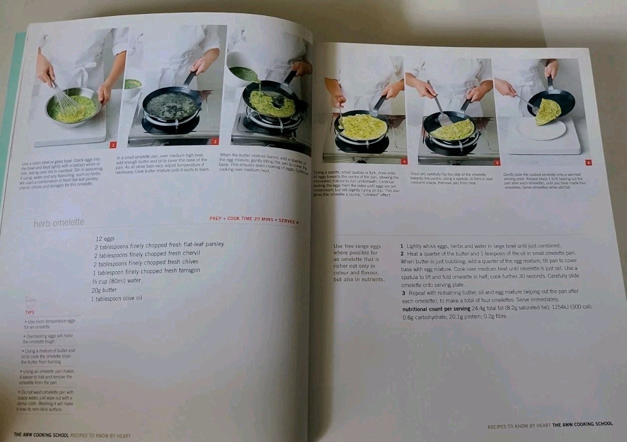The AWW Cooking School Australian Women’s Weekly Learn To Cook 688 Pages 2012