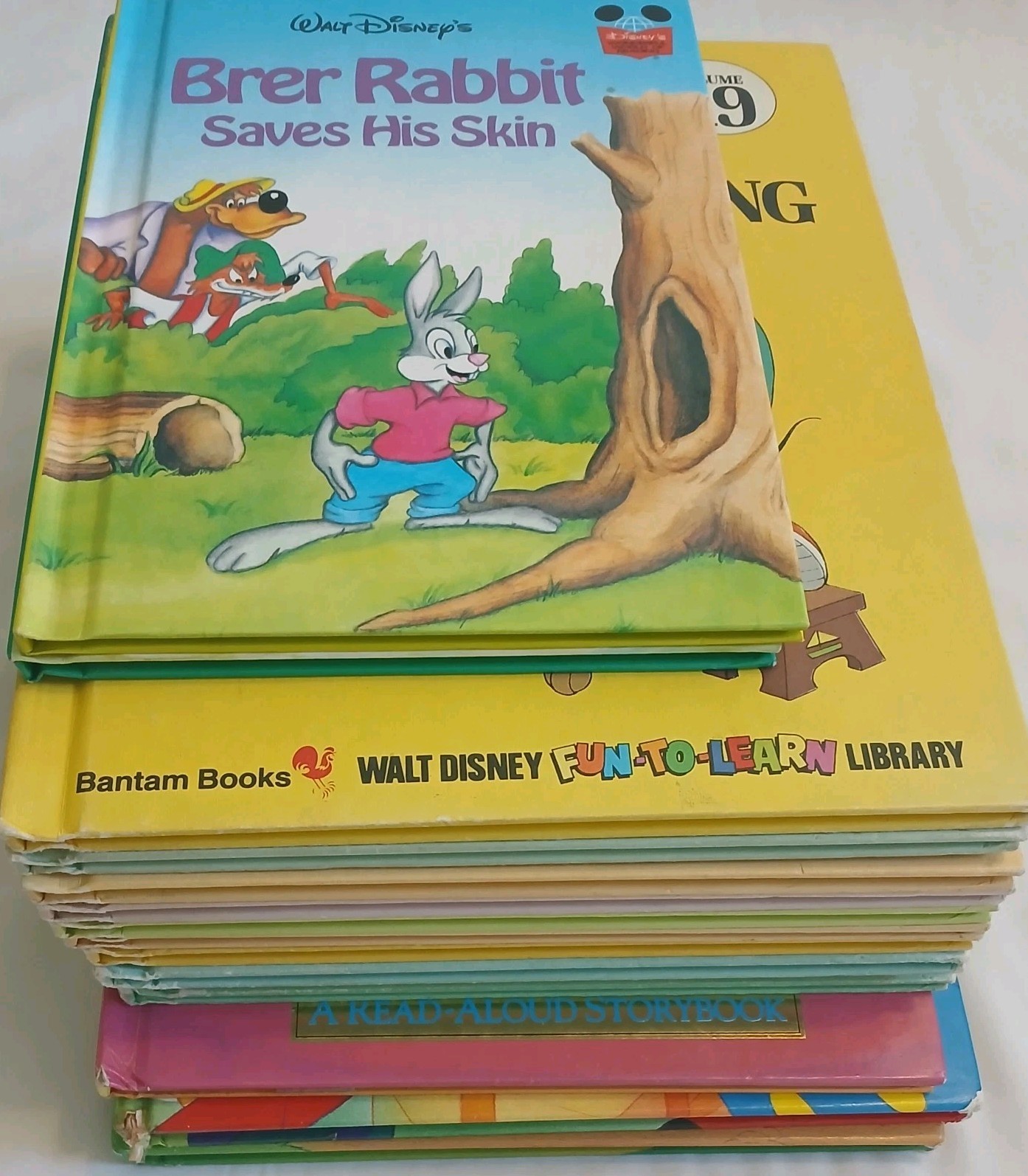 Disney Kids Book Lot 15 Fun-To-Learn Library and Storybooks Mixed Set