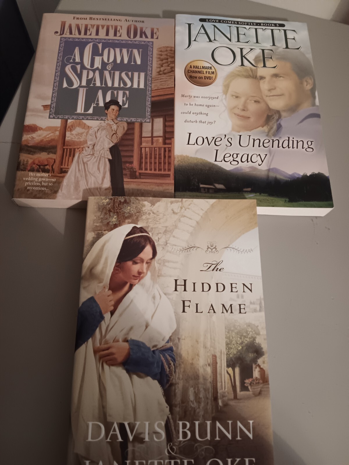 Janette Oke Mixed Lot Of 3 Books Historical Christian Romance Novels (Da)
