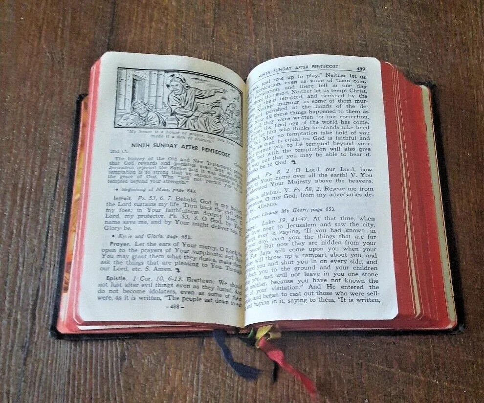Saint Joseph Daily Missal Rev. Hugo H. Hoever 1961 Revised Edition Catholic Book