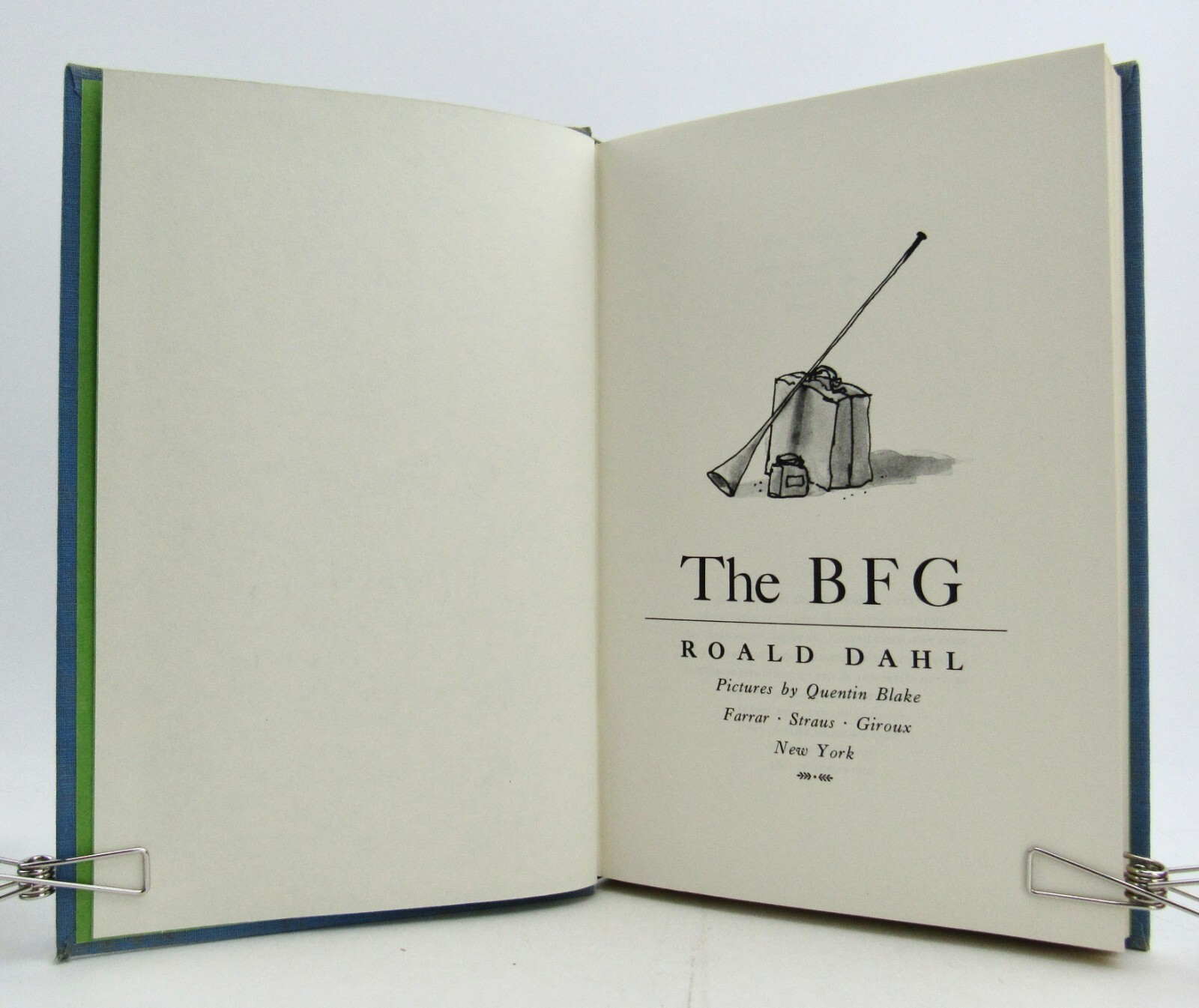THE BFG Roald Dahl Farrar Straus Giroux 1984 2nd ptg HBDJ VGC original text L2