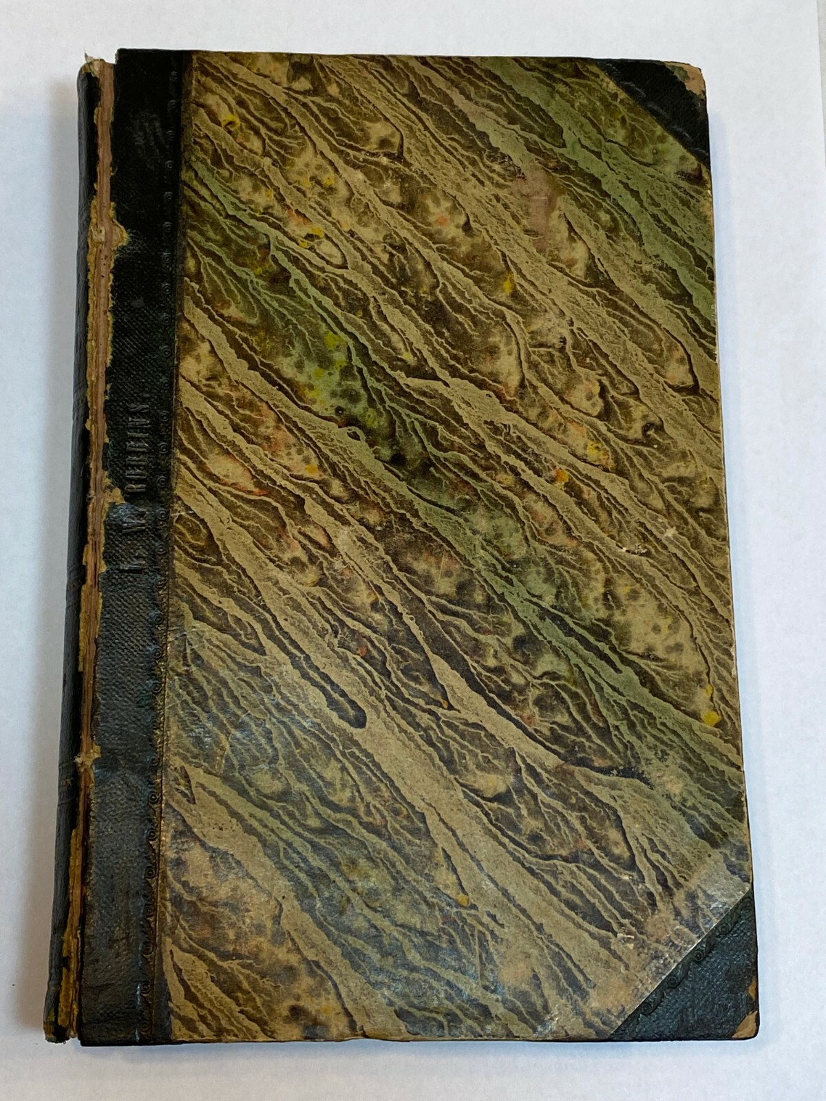 The Youth’s Parlor Annual 1844 Antique Book Christian Family Magazine Leather