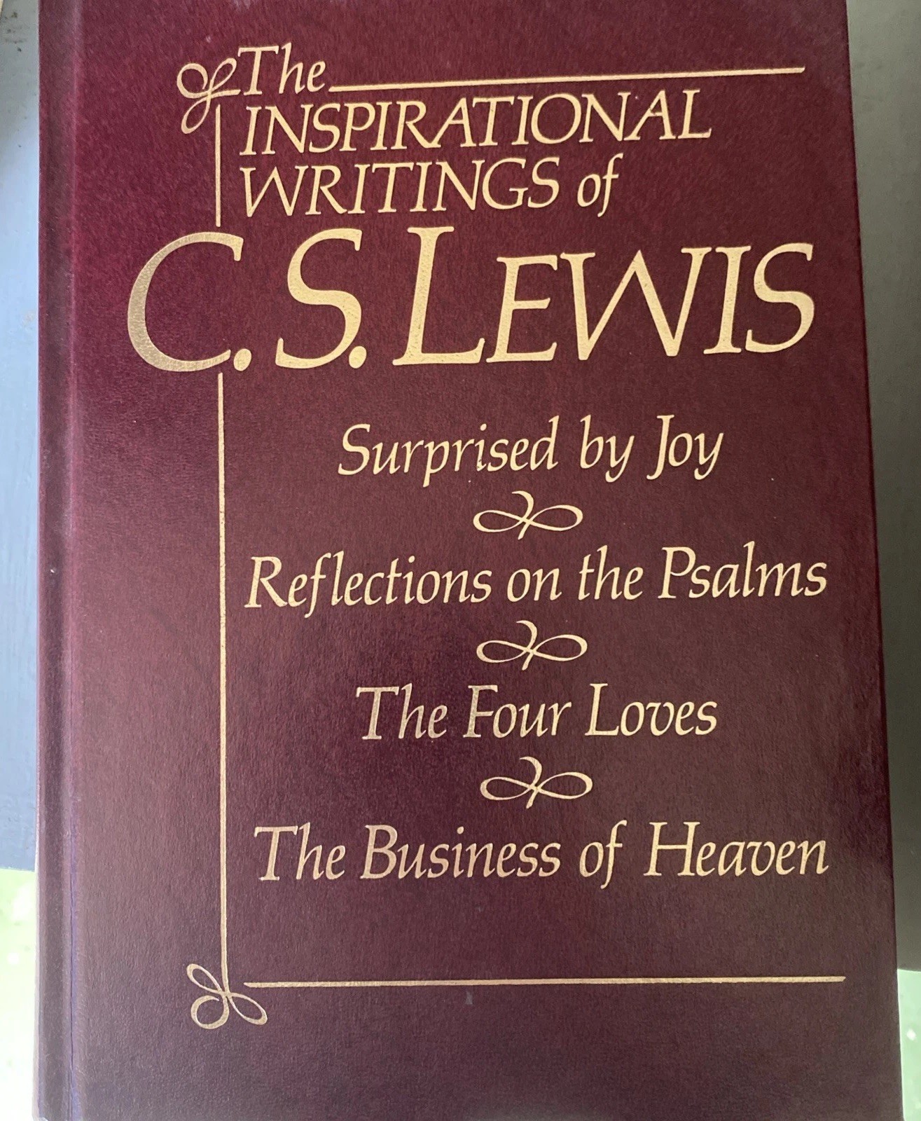 Inspirational Writings of C. S. Lewis 1987 HC 1st VGC
