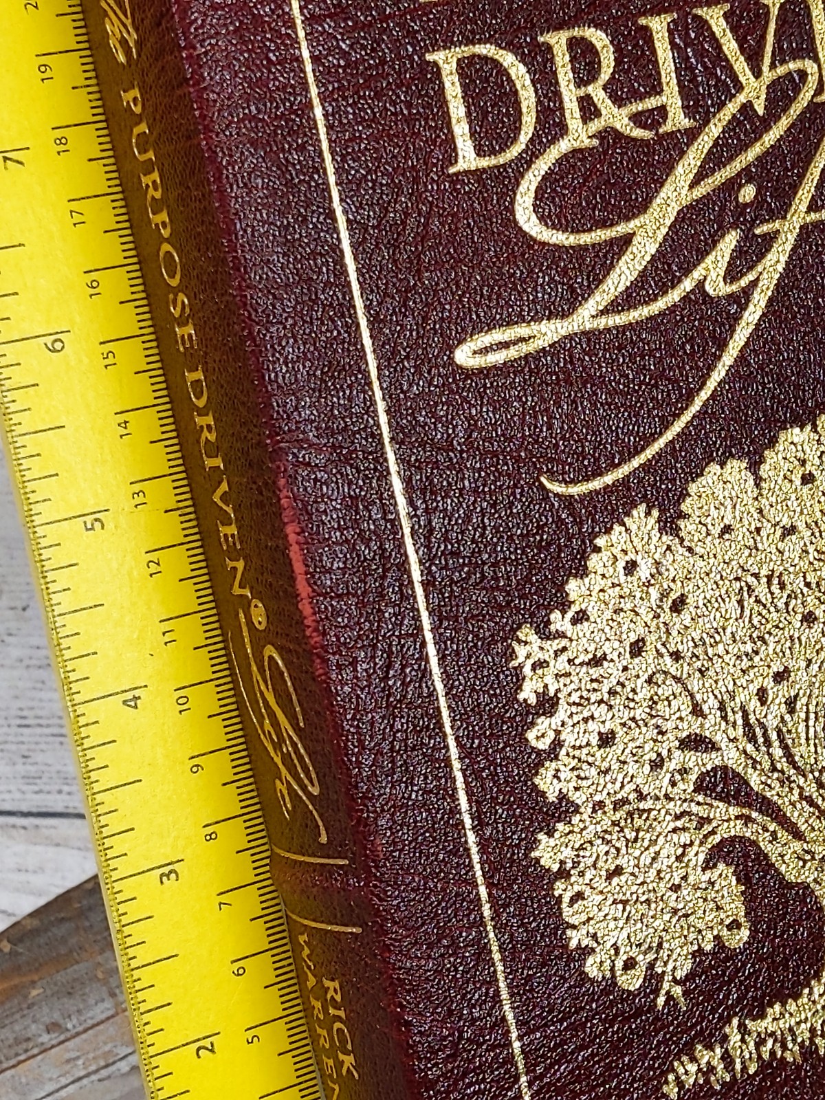 The Purpose Driven Life by Rick Warren Easton Press 2002 Hardcover Leather