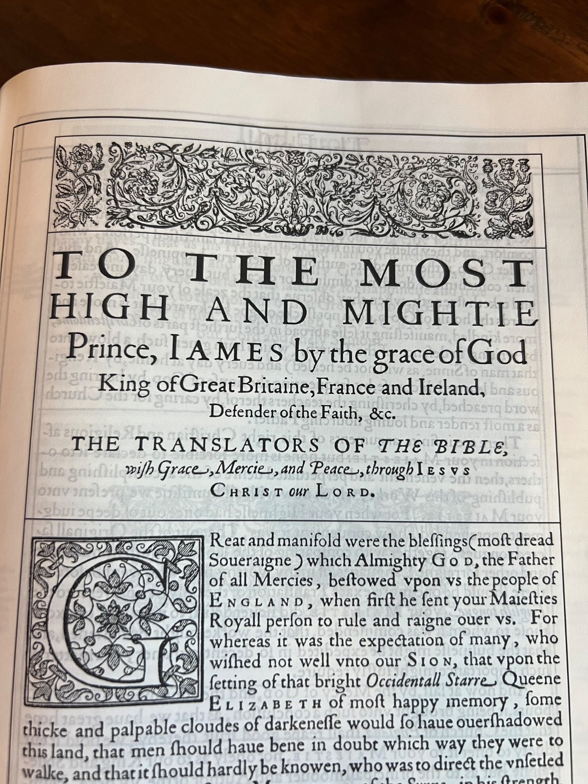 1611 King James Bible Facsimile w/ Apocrypha, 1st Edition Reprint – Brown