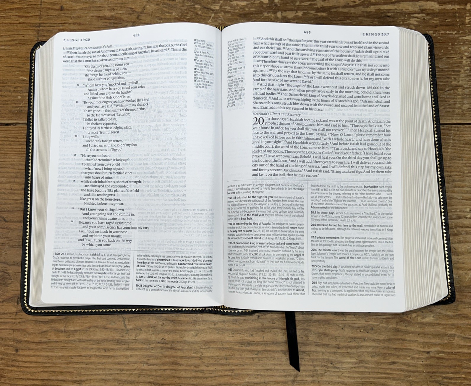 Crossway ESV Study Bible Black ABBA Genuine Leather USA Print 2008