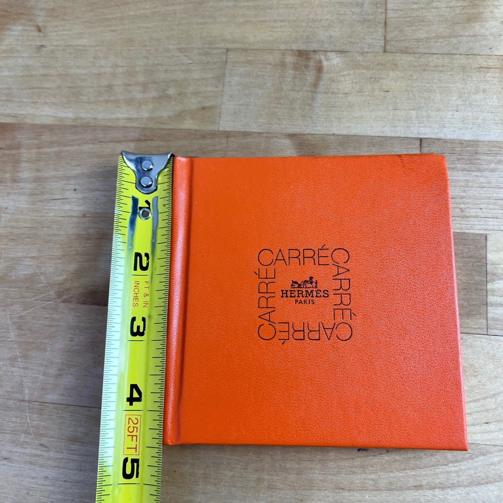Hermes Book Carre Scarf Guide Orange Illustrated 1998 1st Edition Mini Hardcover