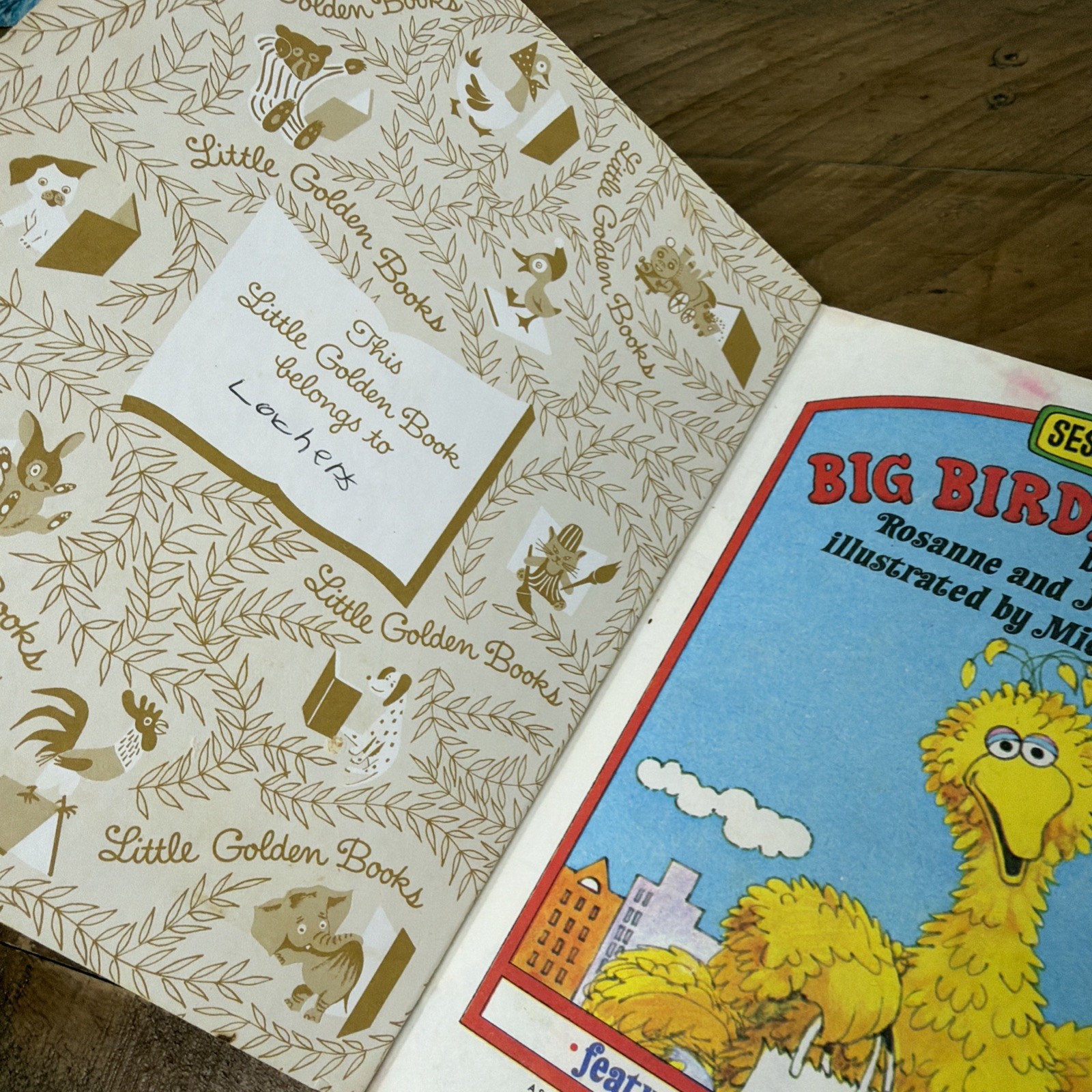 Sesame Street A Little Golden Book Vintage Children’s Books 1970-80s