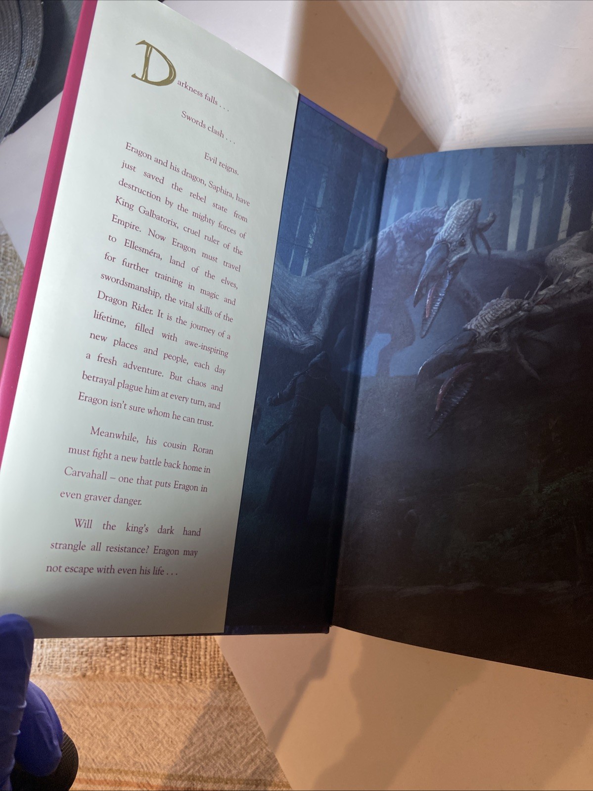 Eldest by Christopher Paolini. The Broken Binding SIGNED Edition NEW/OTHER