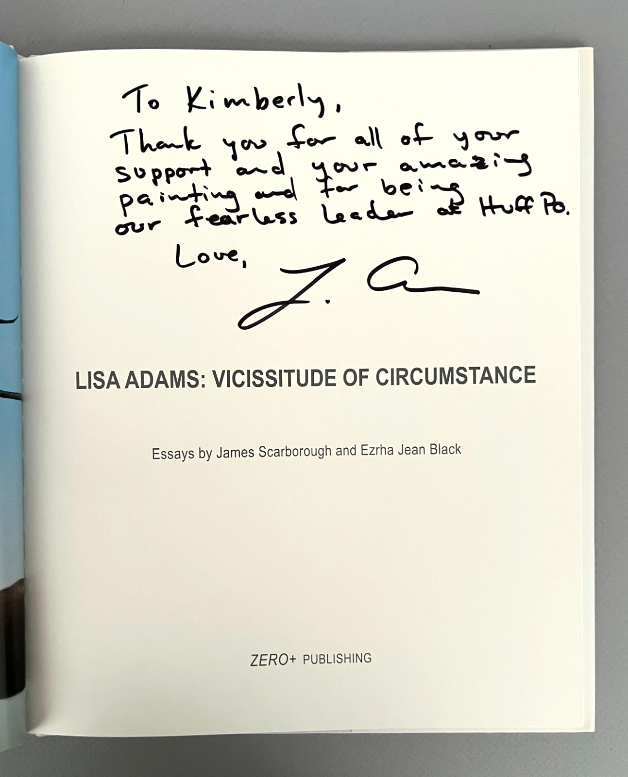 LISA ADAMS Vicissitude of Circumstance PHOTOGRAPHS SIGNED by Artist HCDJ 2011