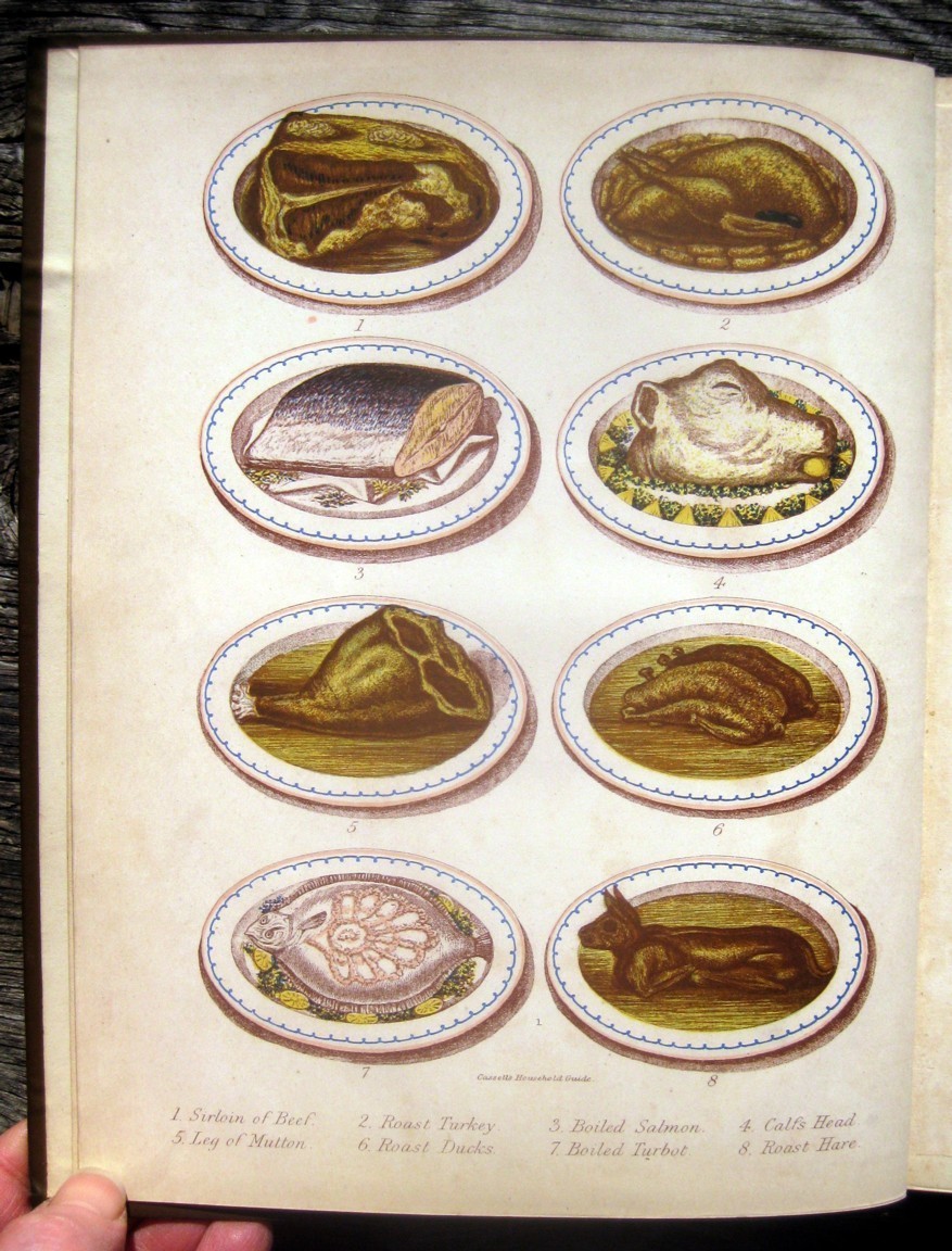 1880 Antique Cookbook Set Victorian House Home Guide Pastry Confectionery Crafts