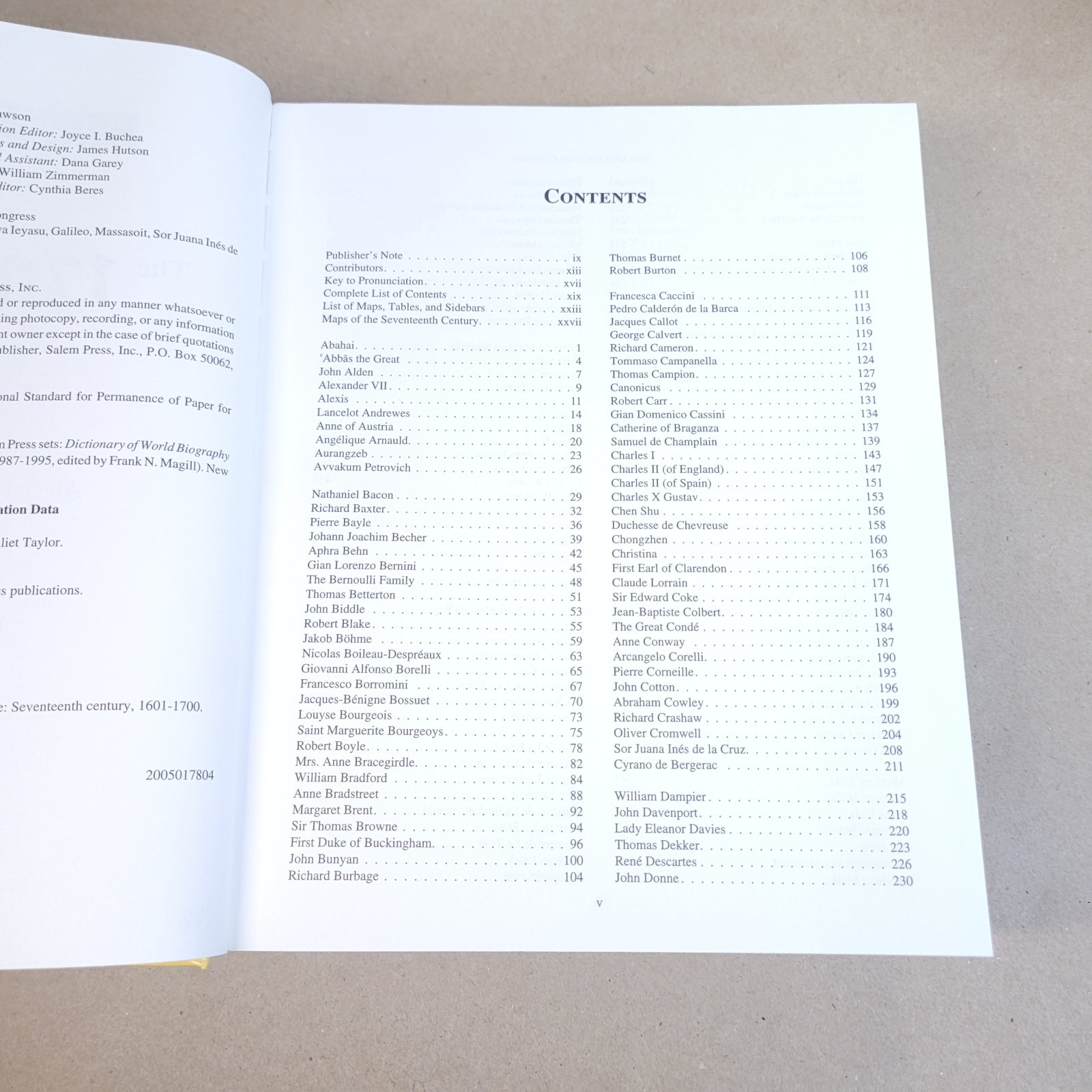 Great Lives from History: The 17th Century, 1601-1700 2 VOL SET