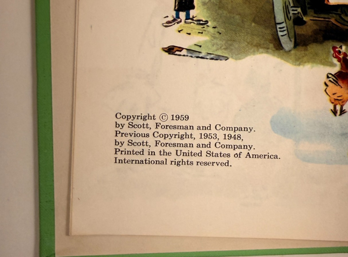 Vintage Elementary Readers Various Years and Publishers, Acceptable Condition