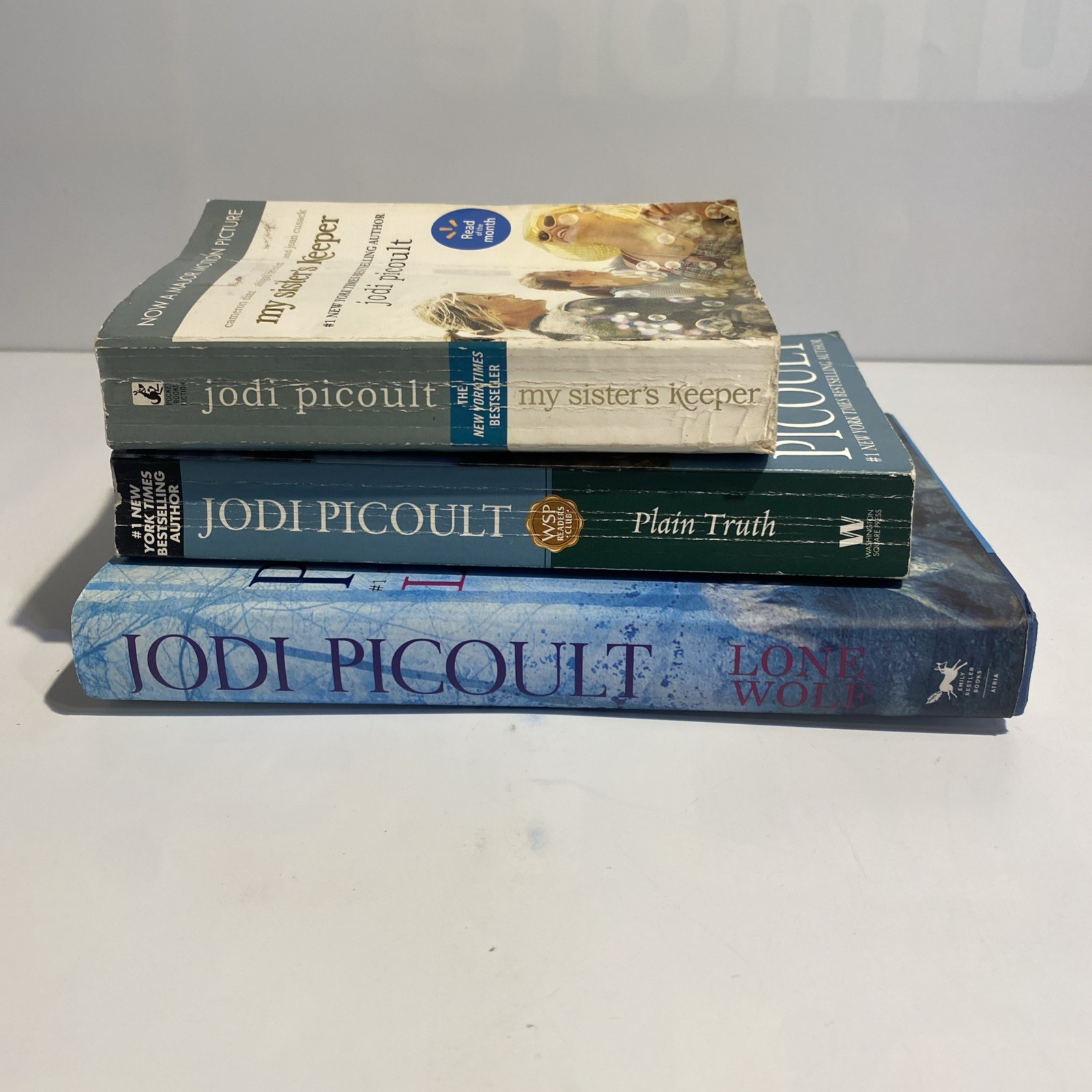 Jodi Picoult Novels, Lot Of 3, Mixed Lot, Hardcover, Paperback, English