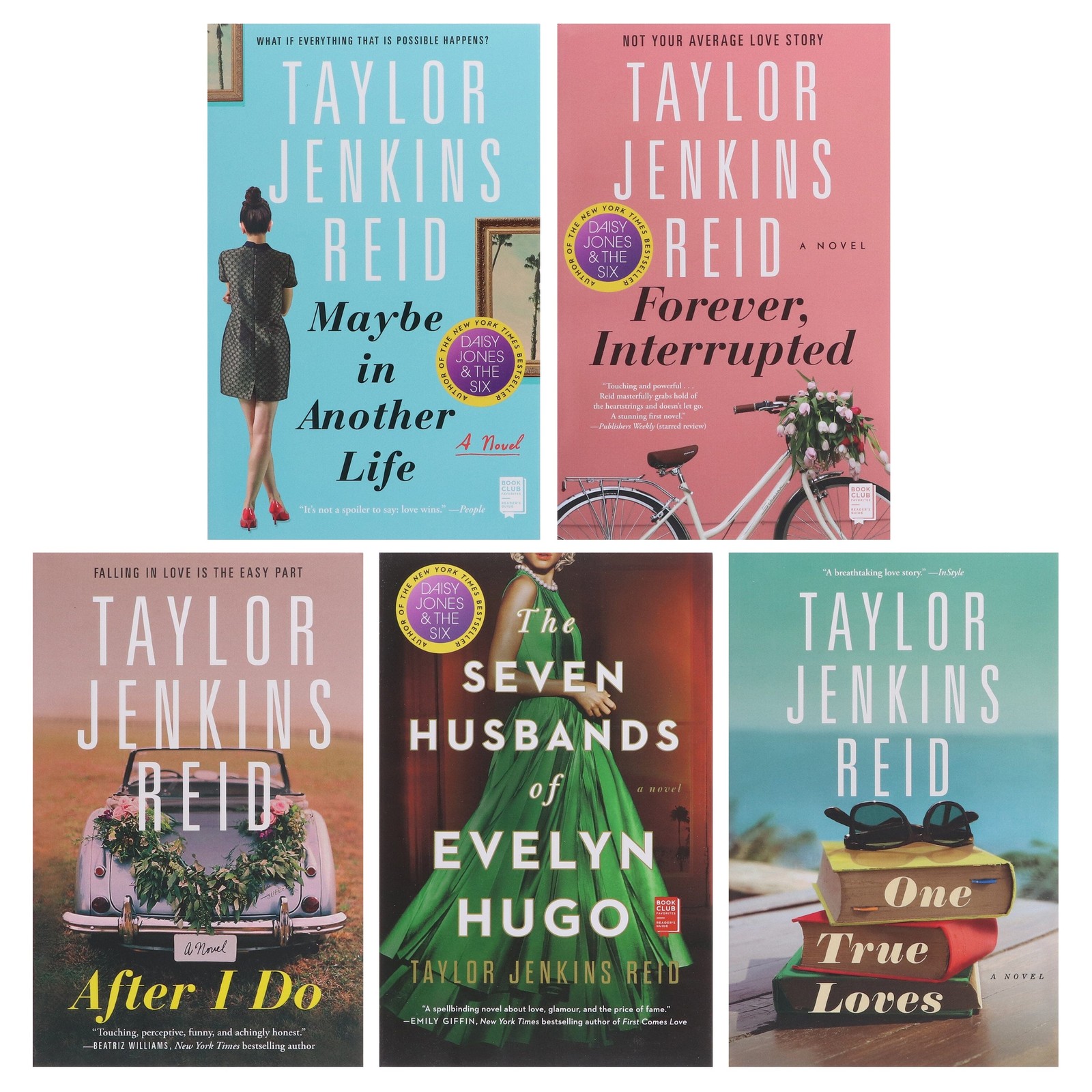 Taylor Jenkins Reid 5 Books Collection set – Fiction – Paperback
