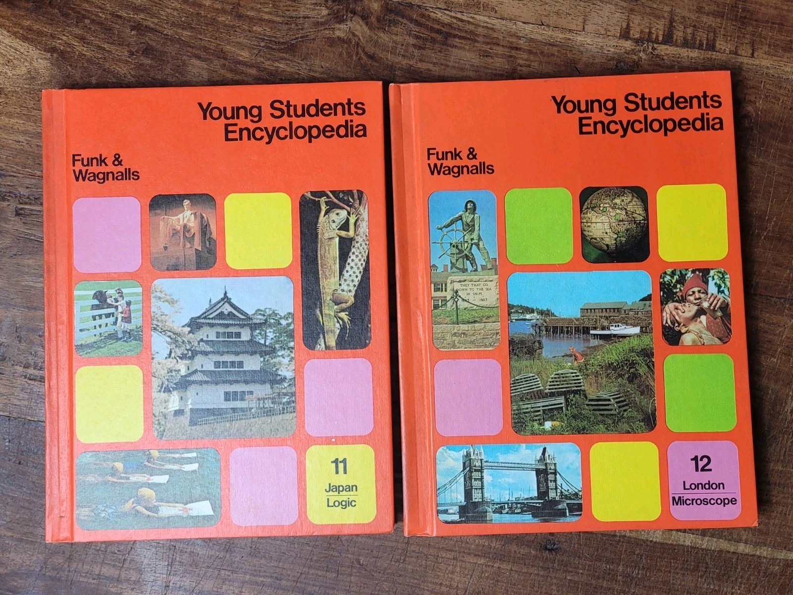 YOUNG STUDENTS ENCYCLOPEDIA (20 VOLUME SET) BY Funk & Wagnalls HARDCOVER 1972/73