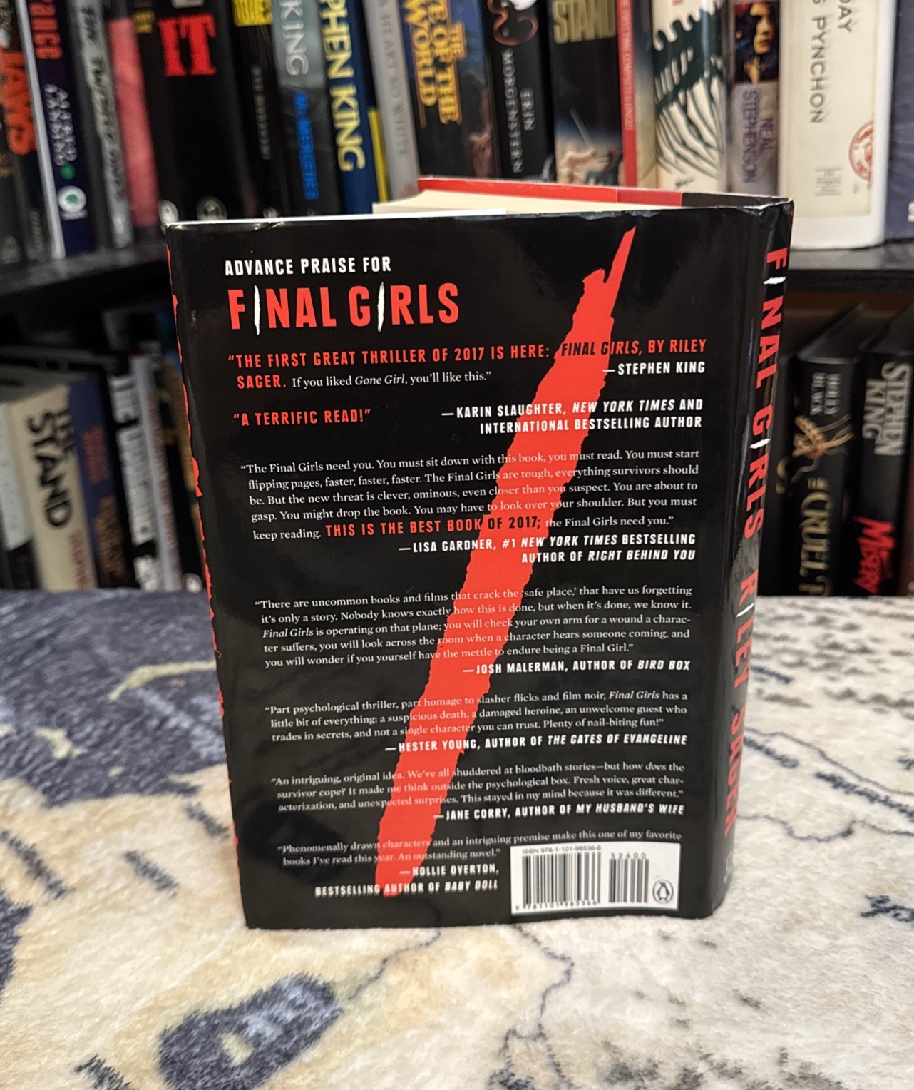 Final Girls by Riley Sager (2017, Hardcover) First Edition/2nd Print, VG
